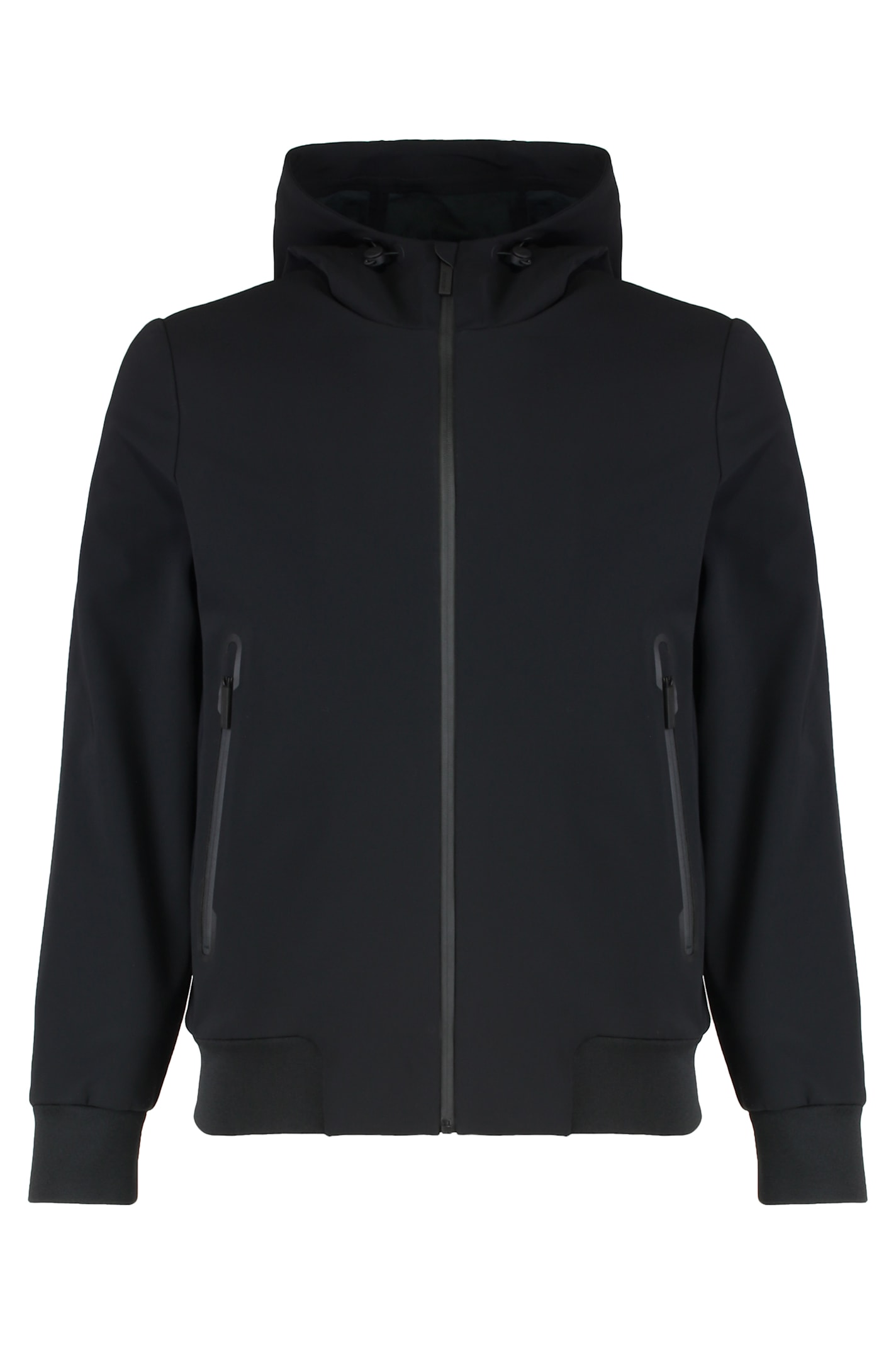 Rrd - Roberto Ricci Design Technical Fabric Jacket With Hood In Animal Print