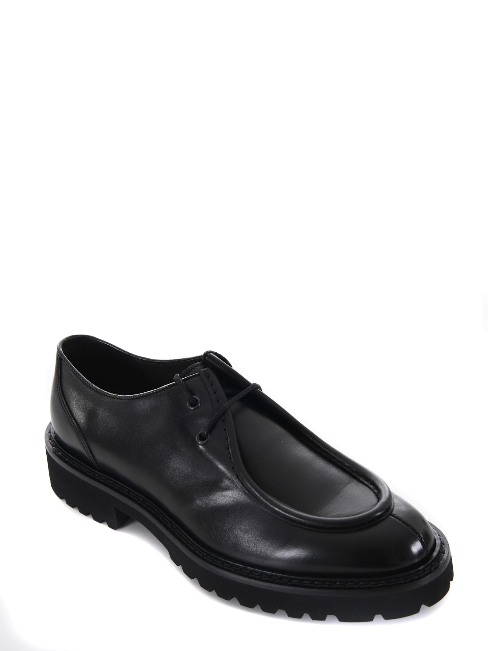 Shop Doucal's Doucals Leather Shoes In Black