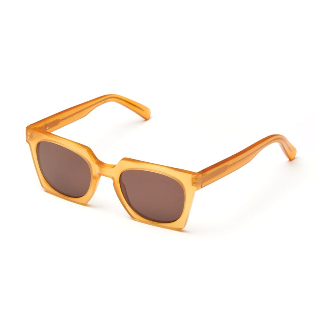 Kador Geometric-frame Sunglasses In Orange