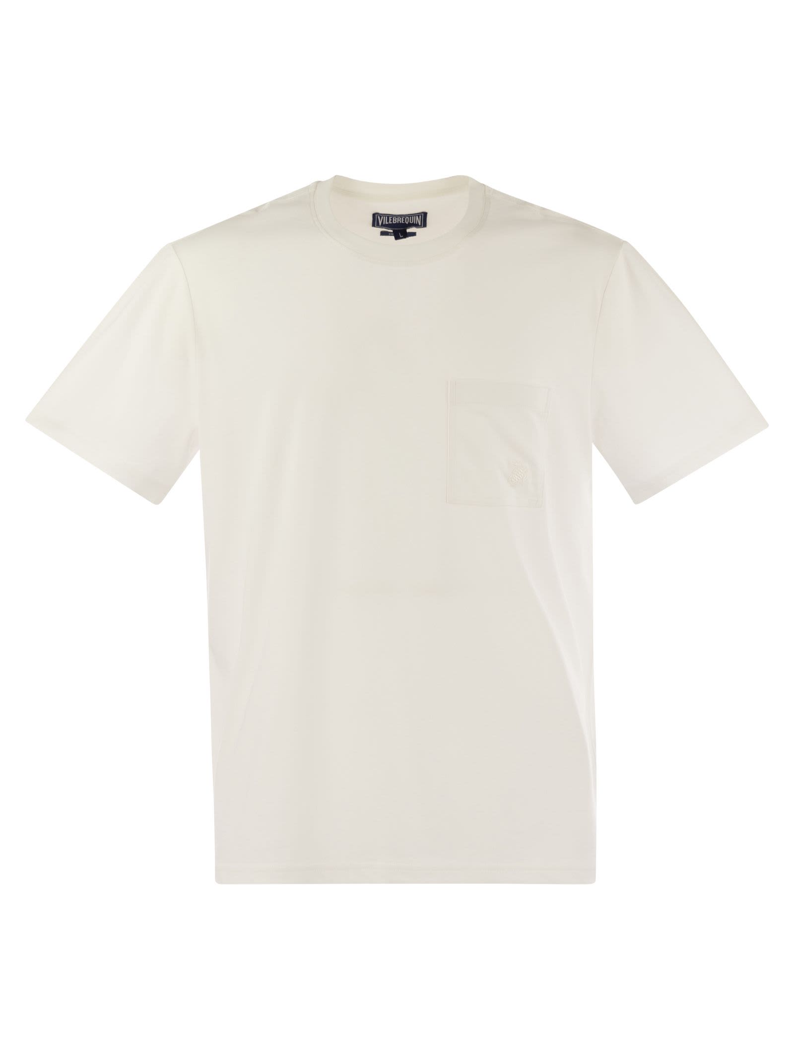 Cotton T-shirt With Pocket