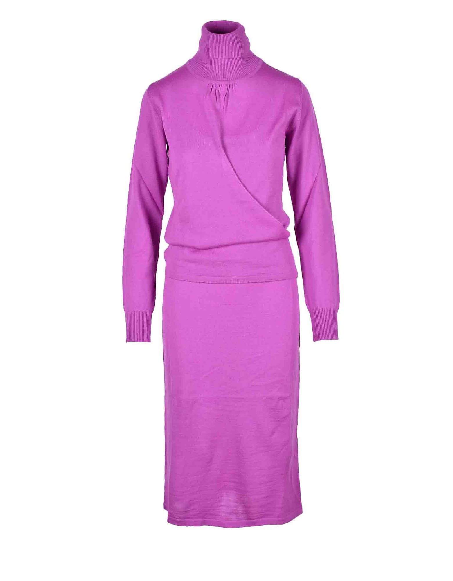 MSGM Womens Fuchsia Dress