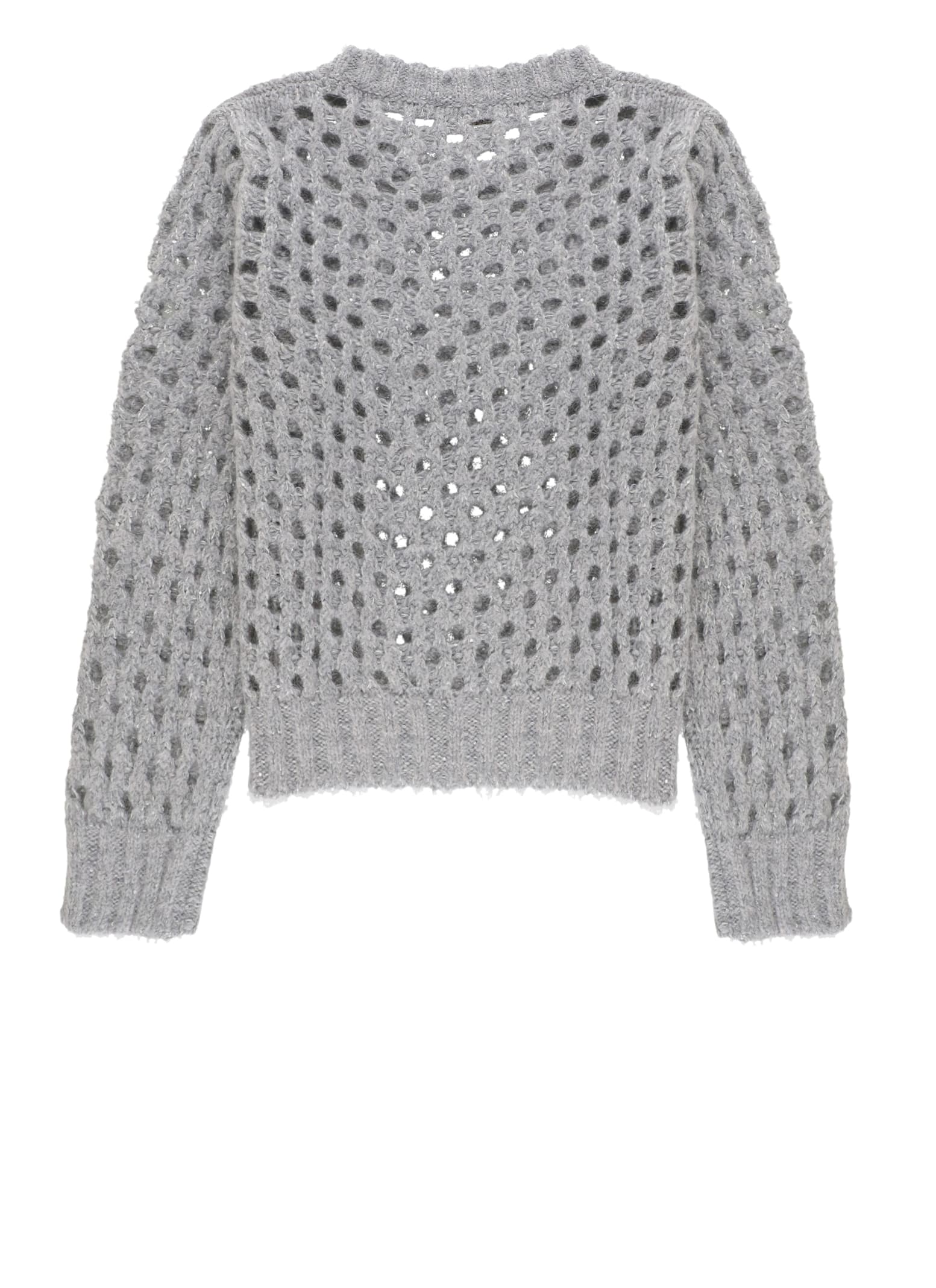 Shop Kangra Alpaca And Wool Sweater In Grey