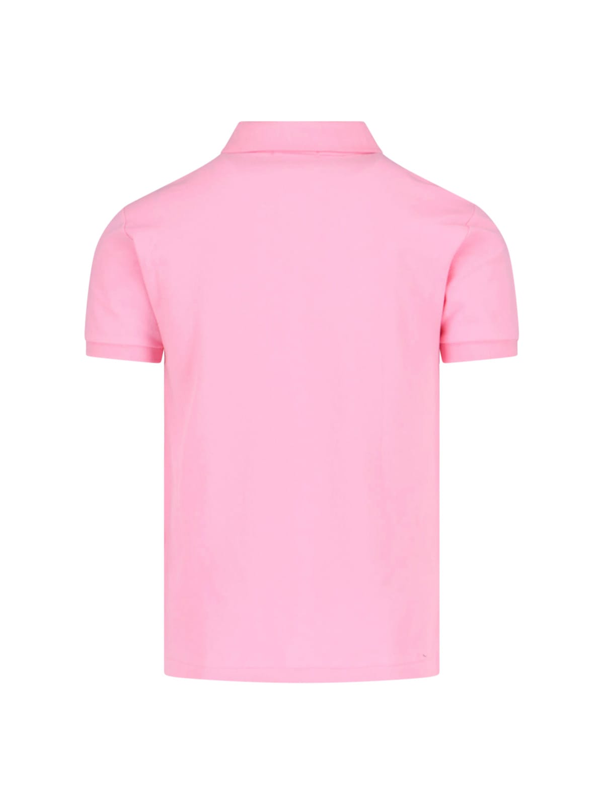Polo Ralph Lauren Logo-embroidered Polo T-shirt In Pink