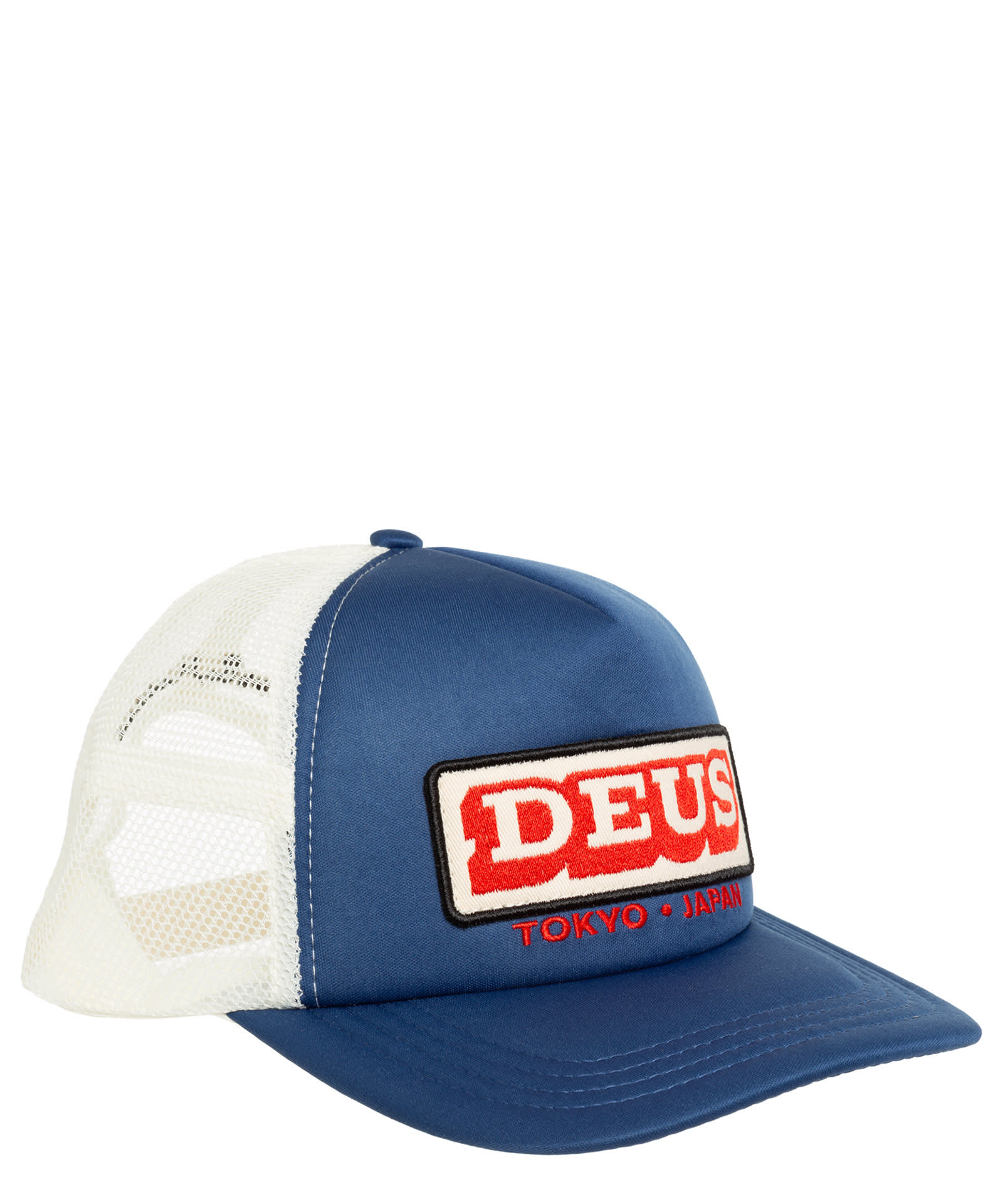 Twinkelen geest maximaliseren Deus Ex Machina Logo-patch Trucker Cap In Blue | ModeSens