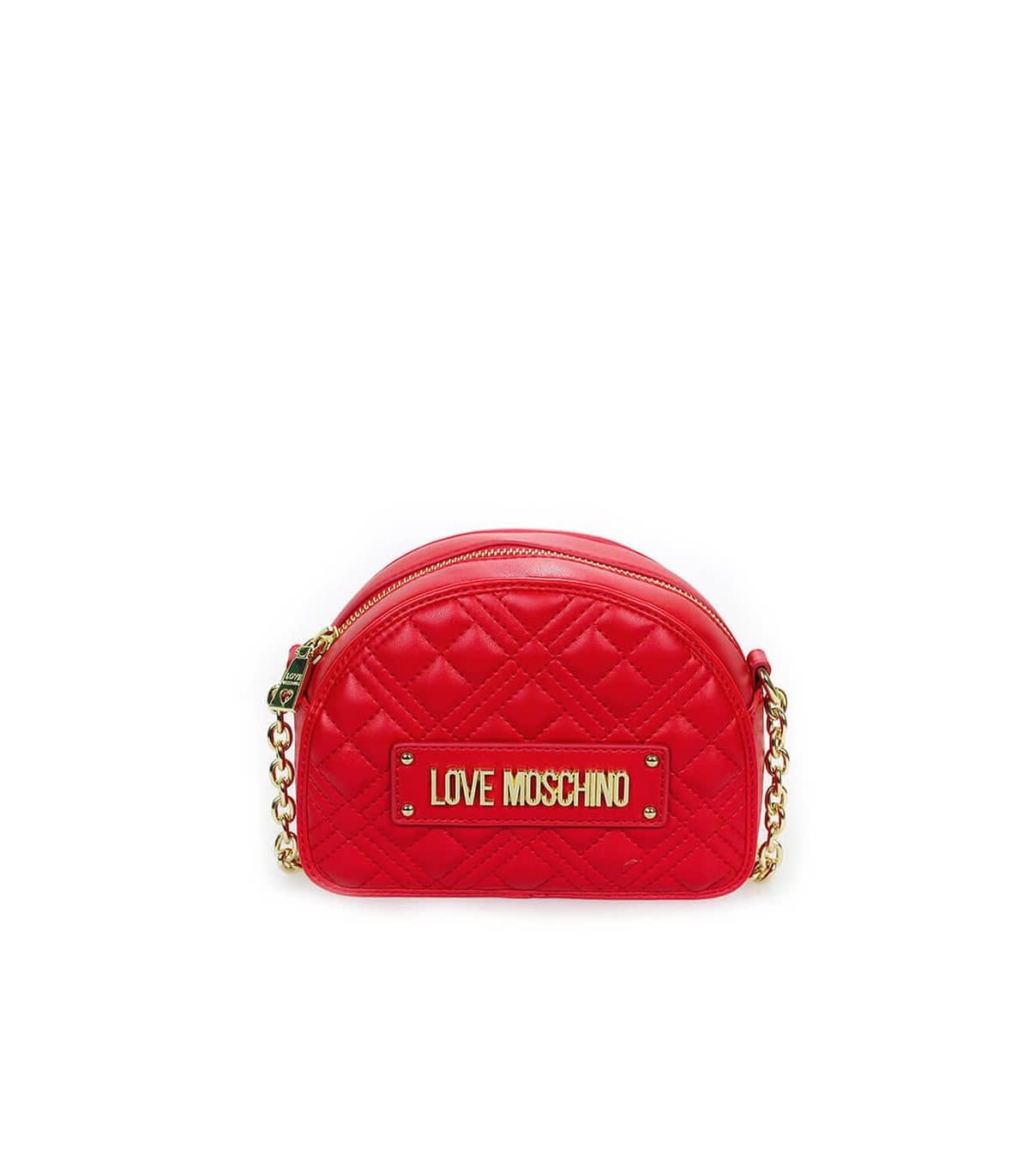 love moschino quilted nappa