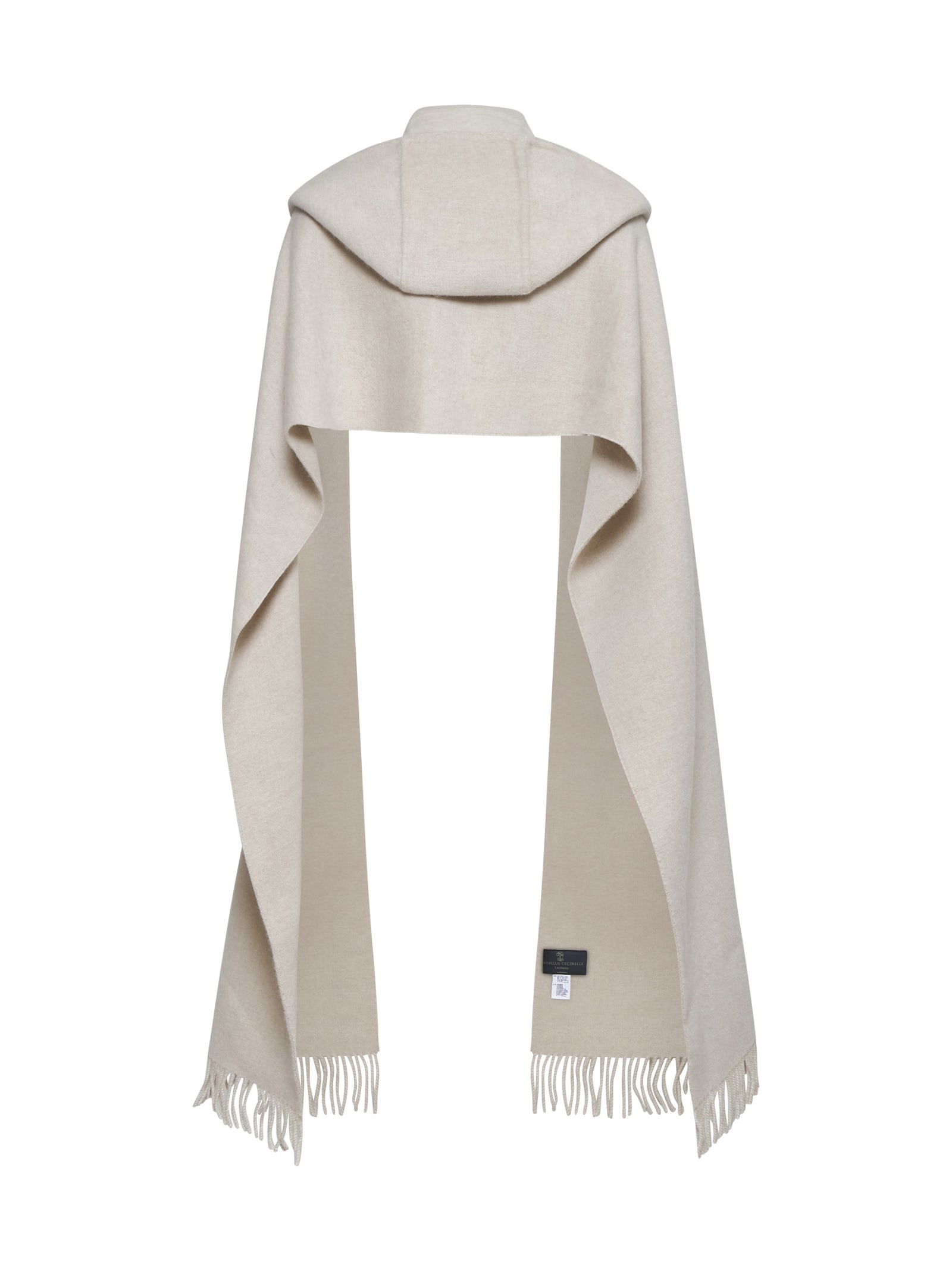 Shop Brunello Cucinelli Scarf In Neutrals