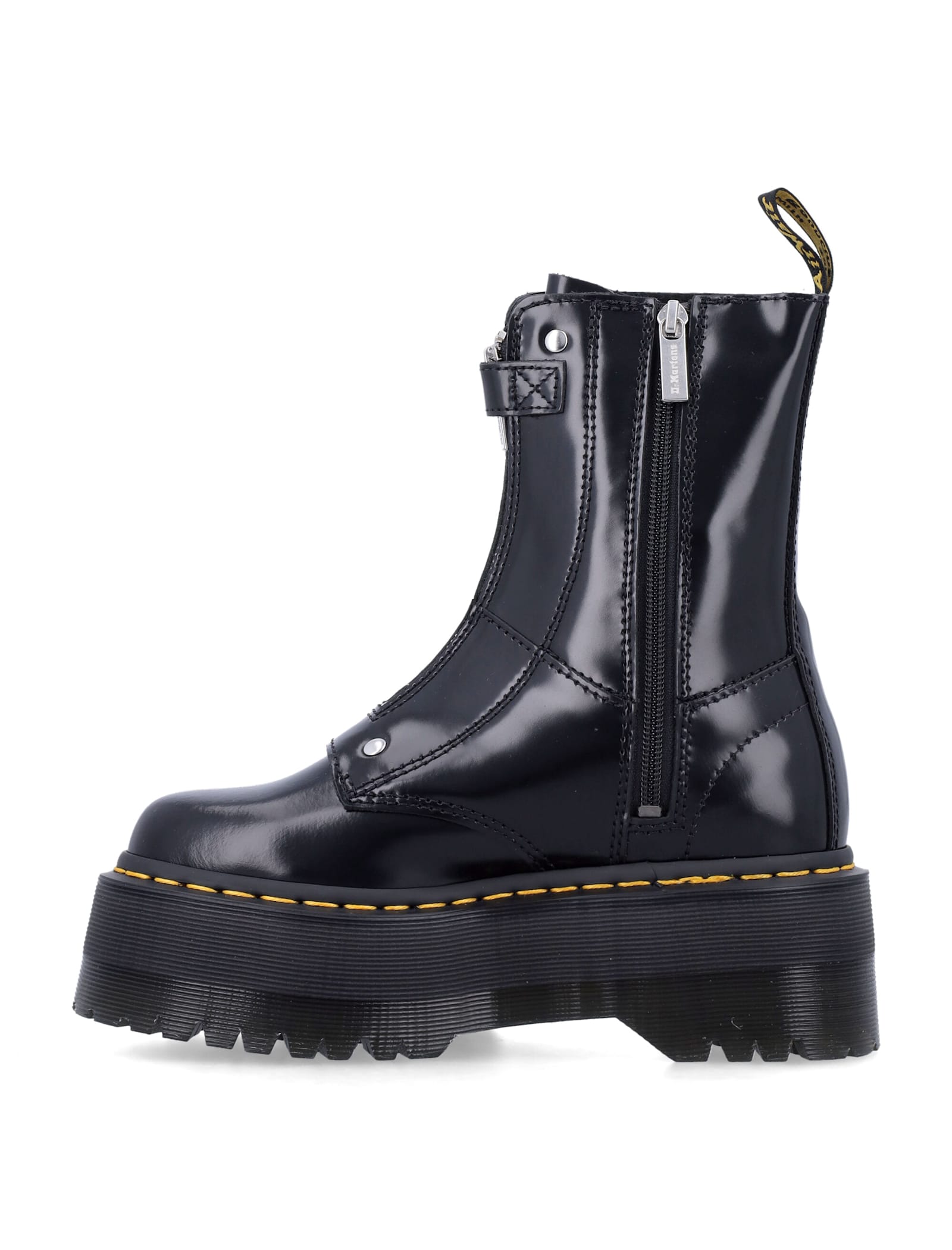 Shop Dr. Martens' Jetta Hi Max Boots In Black