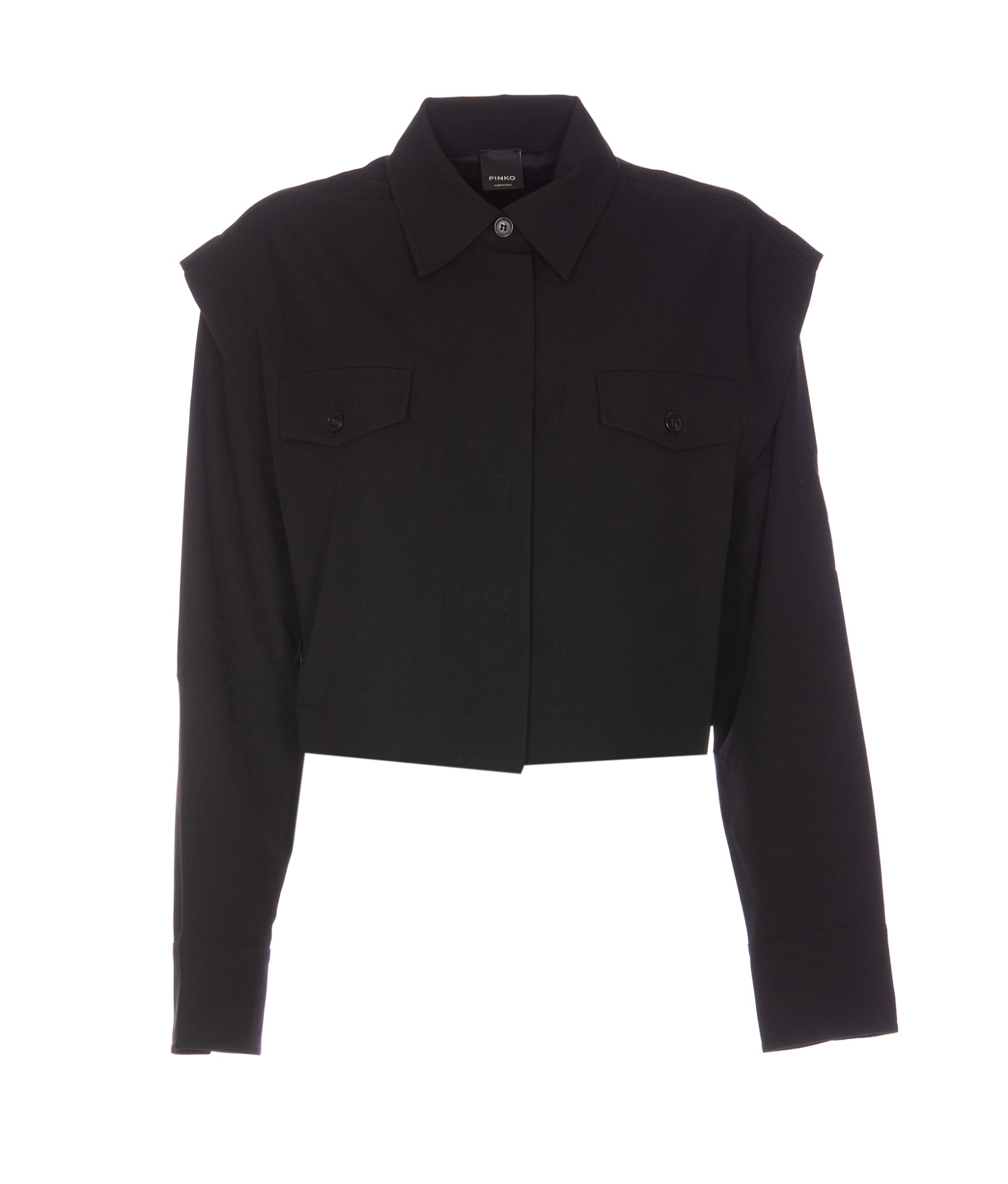 Shop Pinko Fioriera Shirt In Black