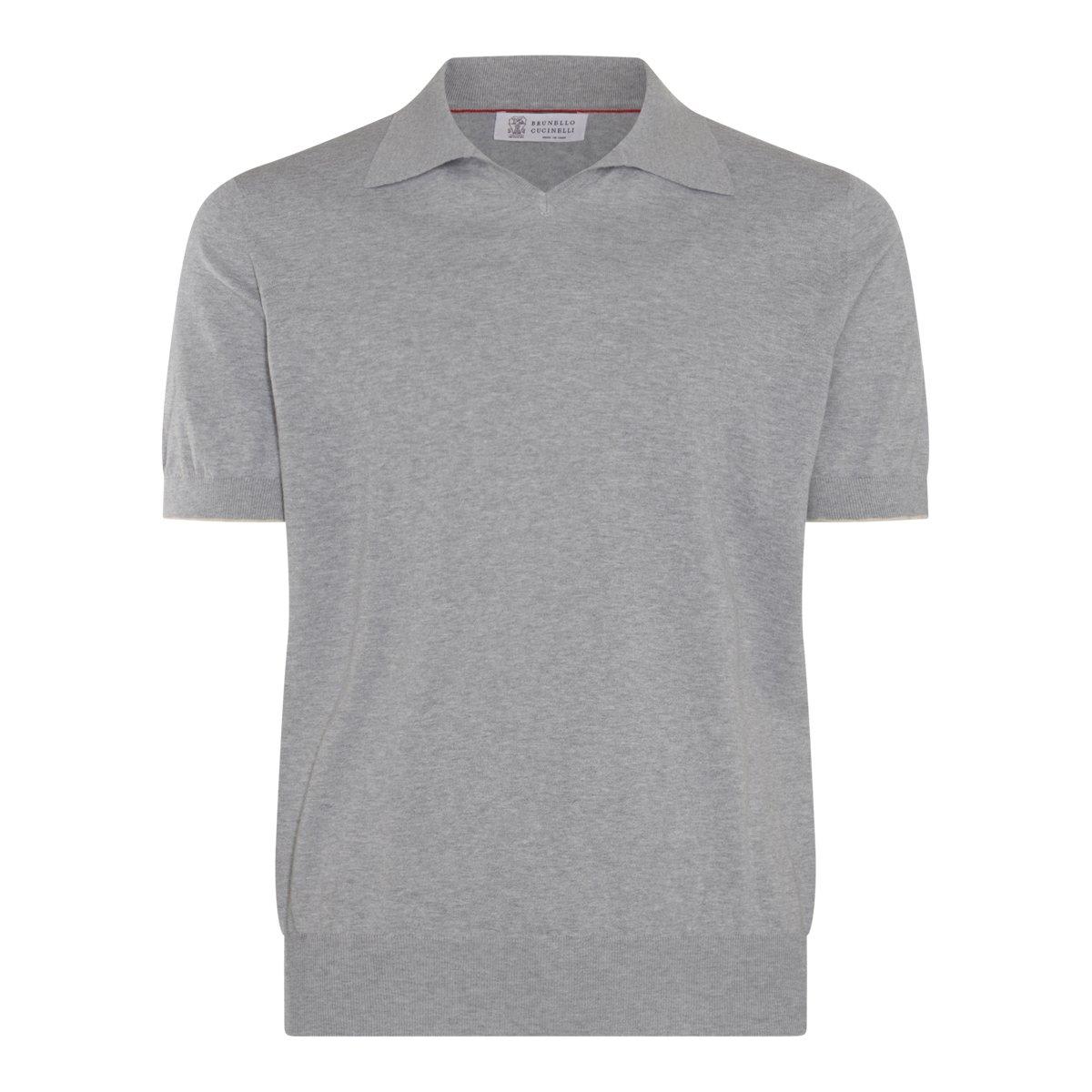 Short-sleeved Fine-knitted Polo Shirt