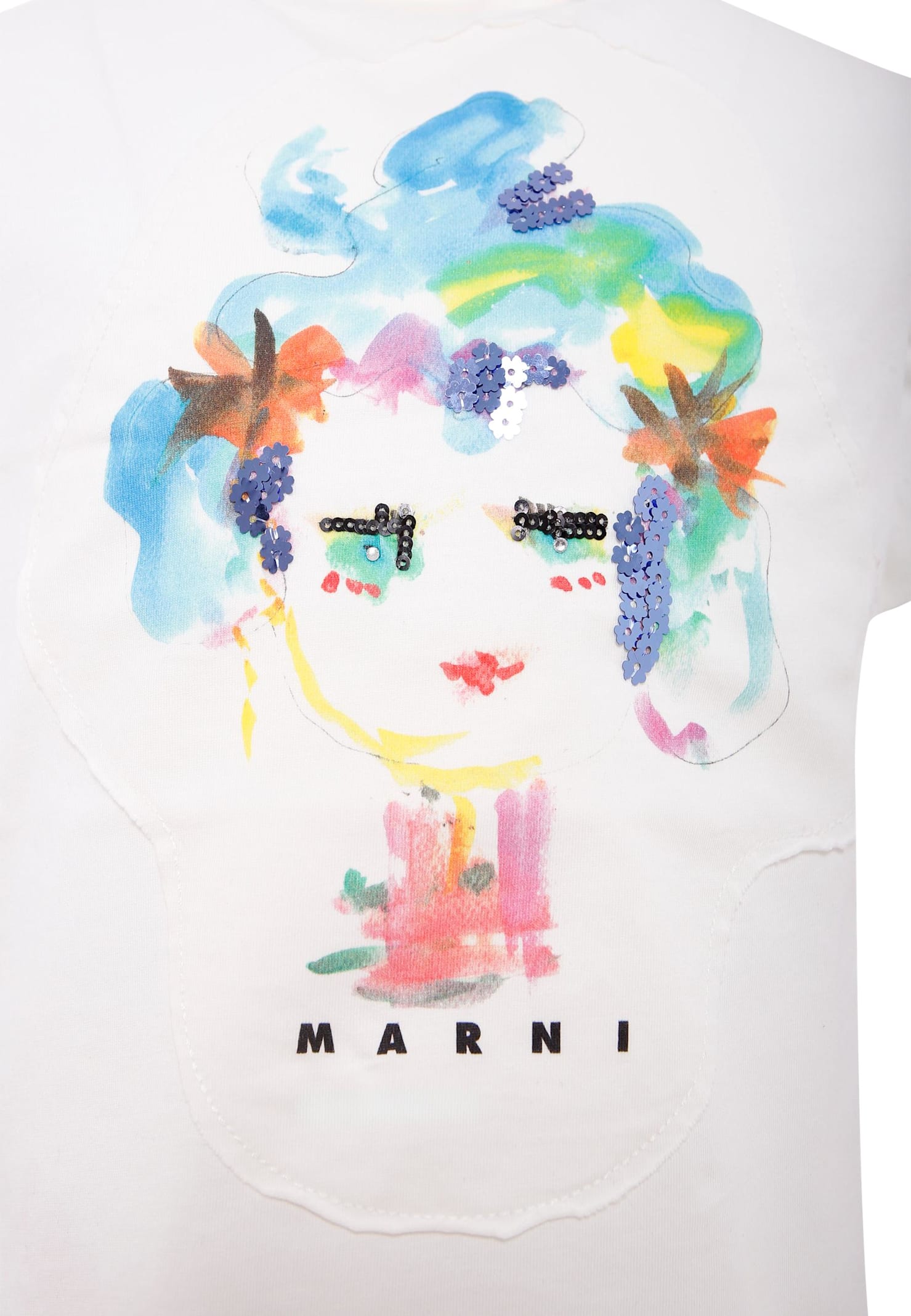 Marni Cotton T-shirt In White