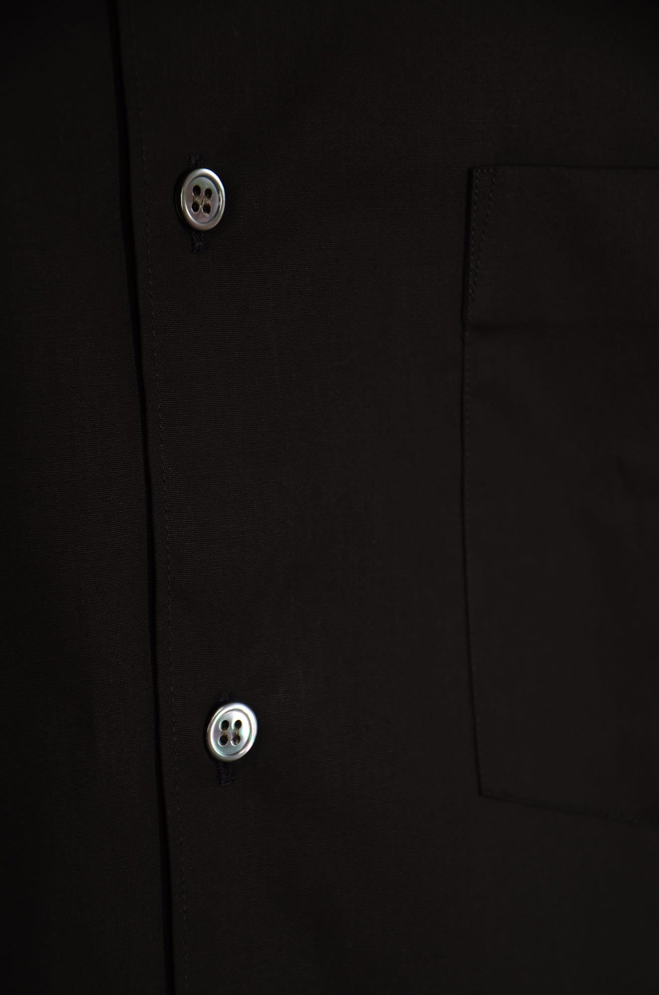 Shop Comme Des Garçons Long-sleeved Shirt In Black