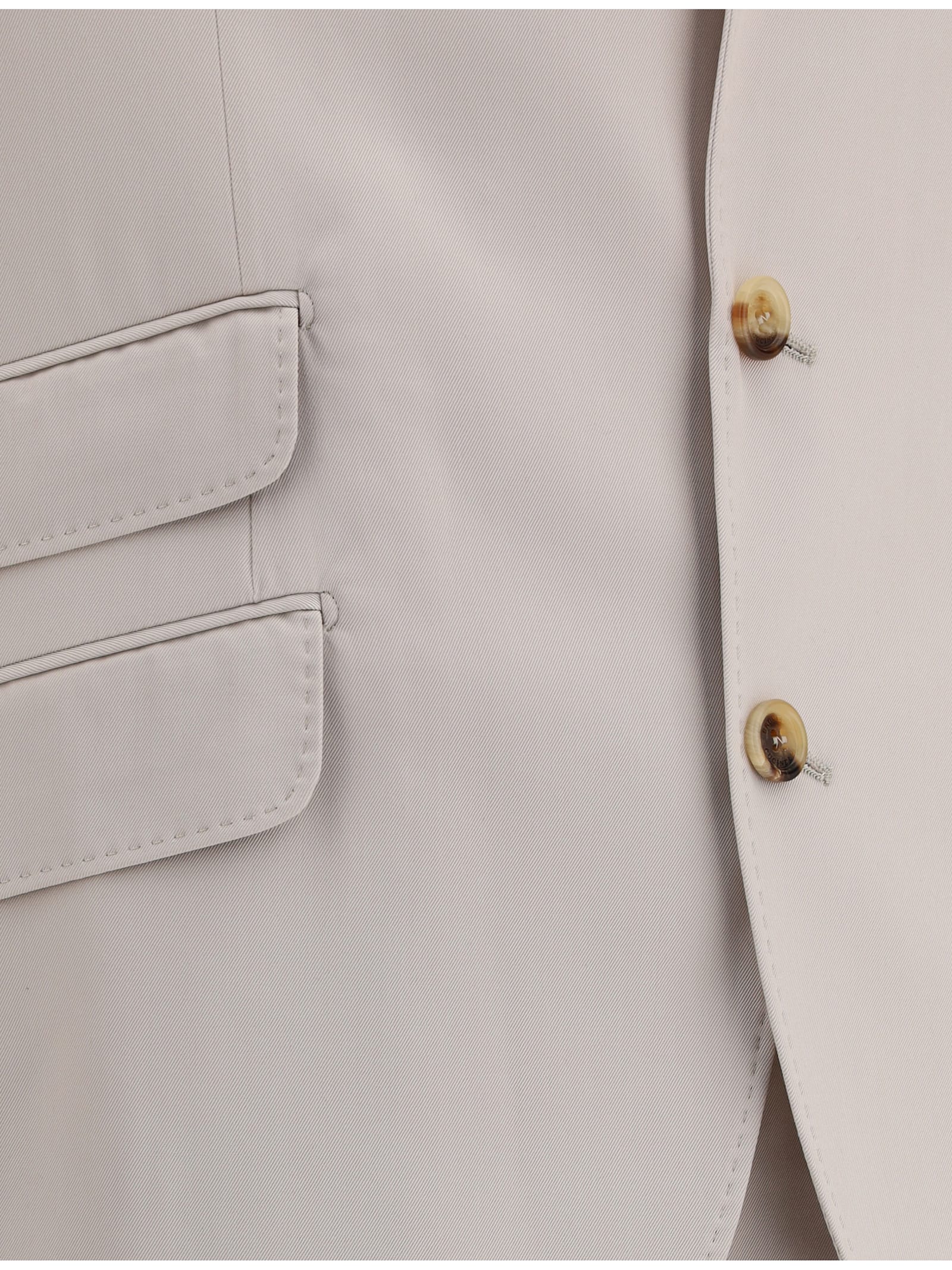 Brunello Cucinelli Tailored Silk Suit With Belt Loops