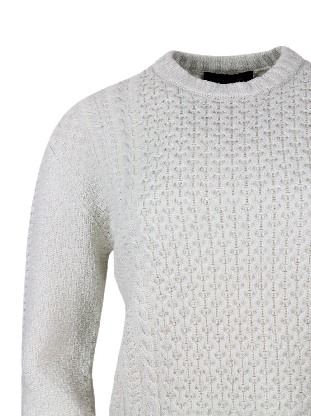 Shop Fabiana Filippi Sweater In White