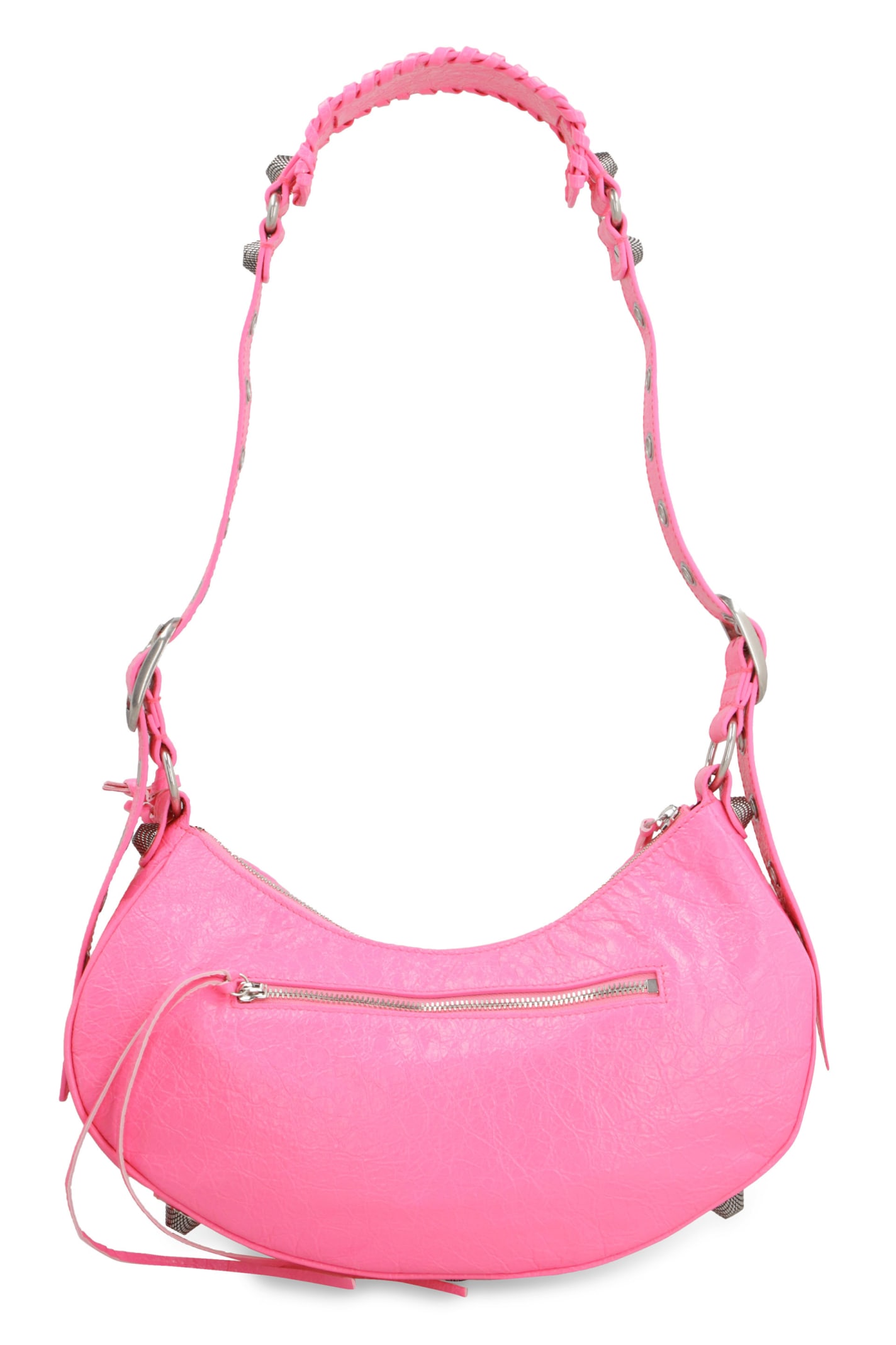 Shop Balenciaga Le Cagole Shoulder Bag In Fuchsia