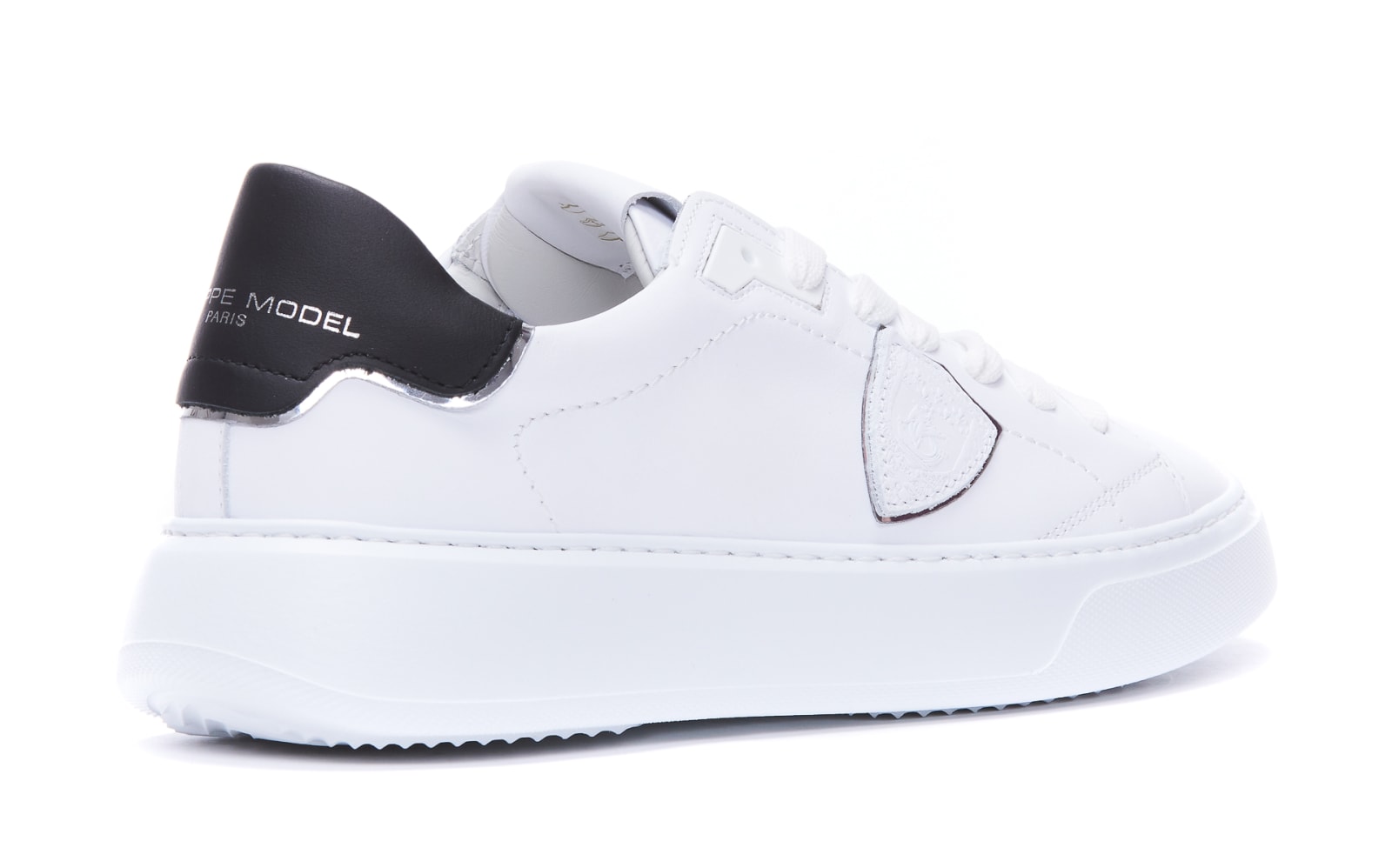 Philippe Model Temple Low Sneakers In White