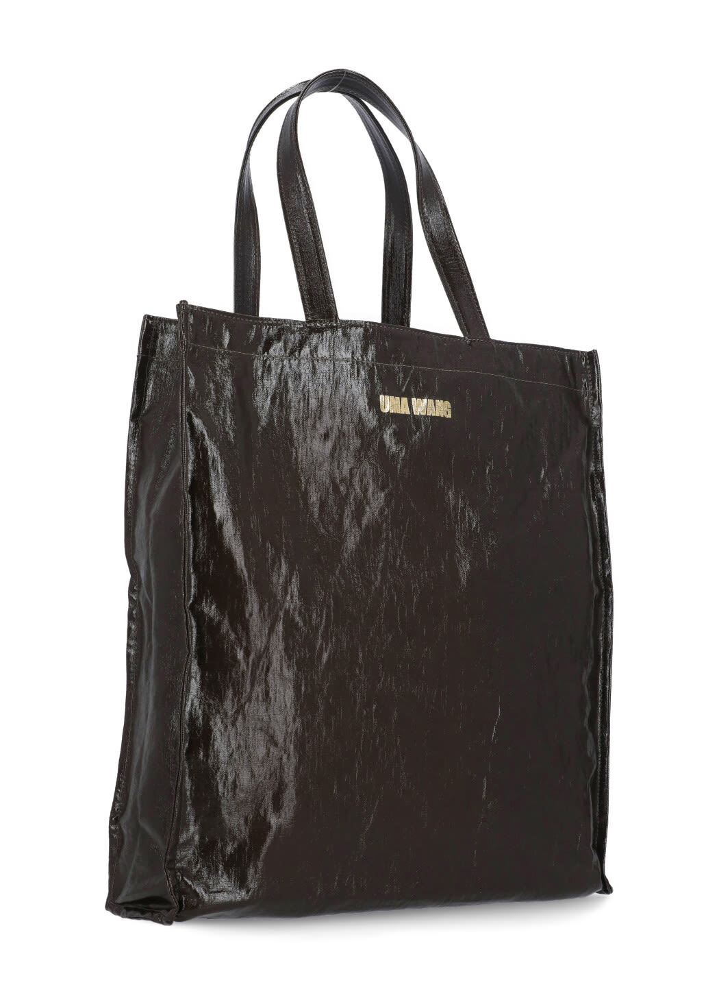 Uma Wang Small Canv Shoppinh Bag In Brown