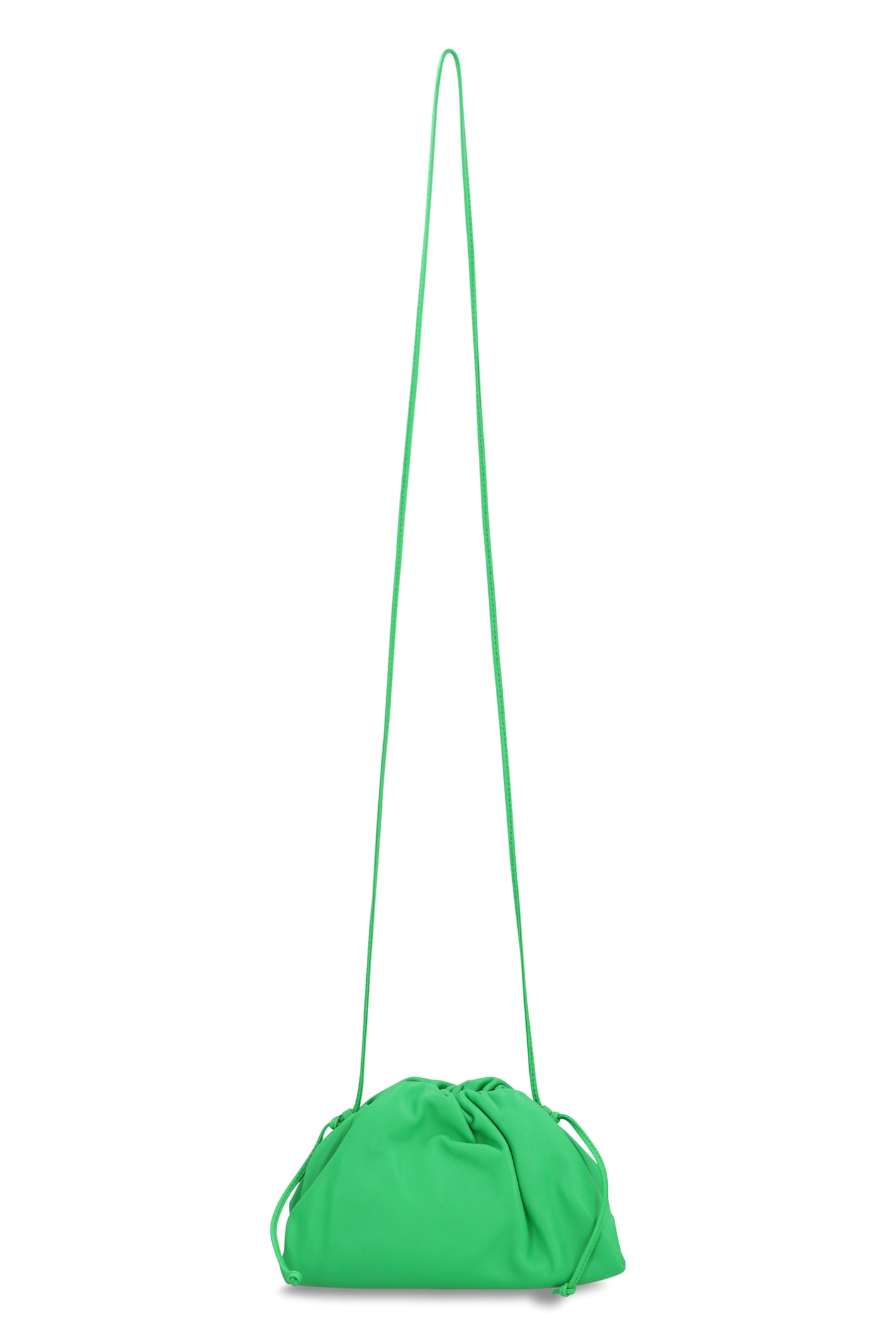 Bottega Veneta Leather Mini Pouch In Green