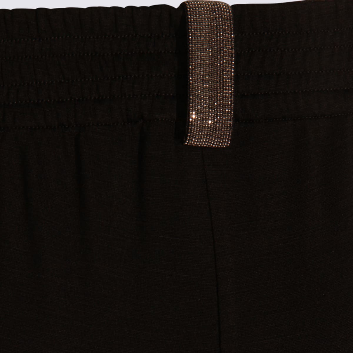 Fabiana Filippi Relaxed Wide Leg Trousers Embellished Detail In Brown