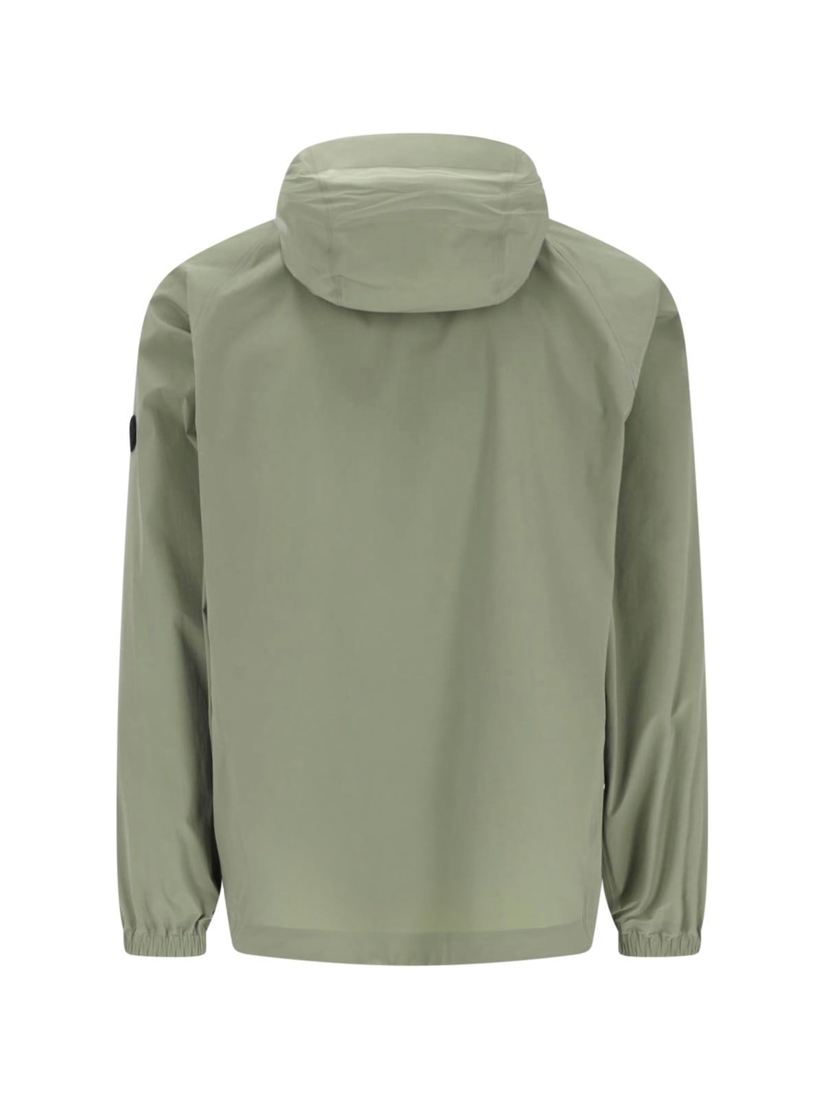 Moncler Relaxed Fit Jacket Elastic Cuffs In Green