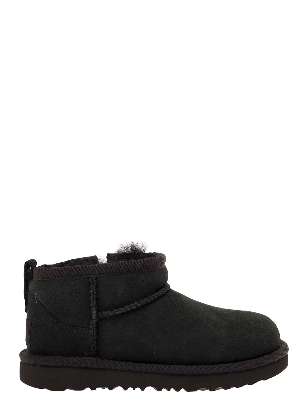 Ugg Black Classic Ultra Mini Boots In Black