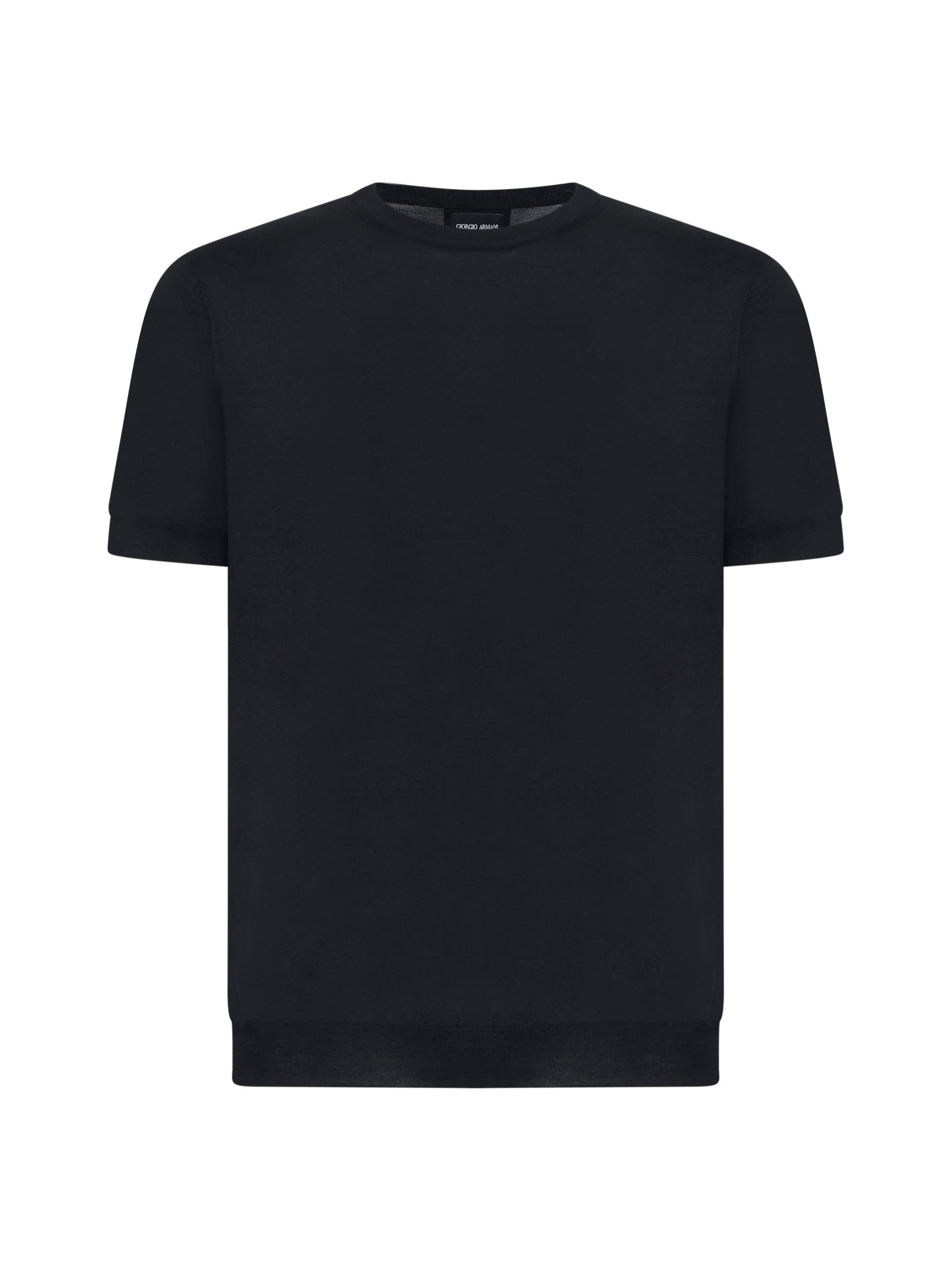 T-shirt In Black Silk