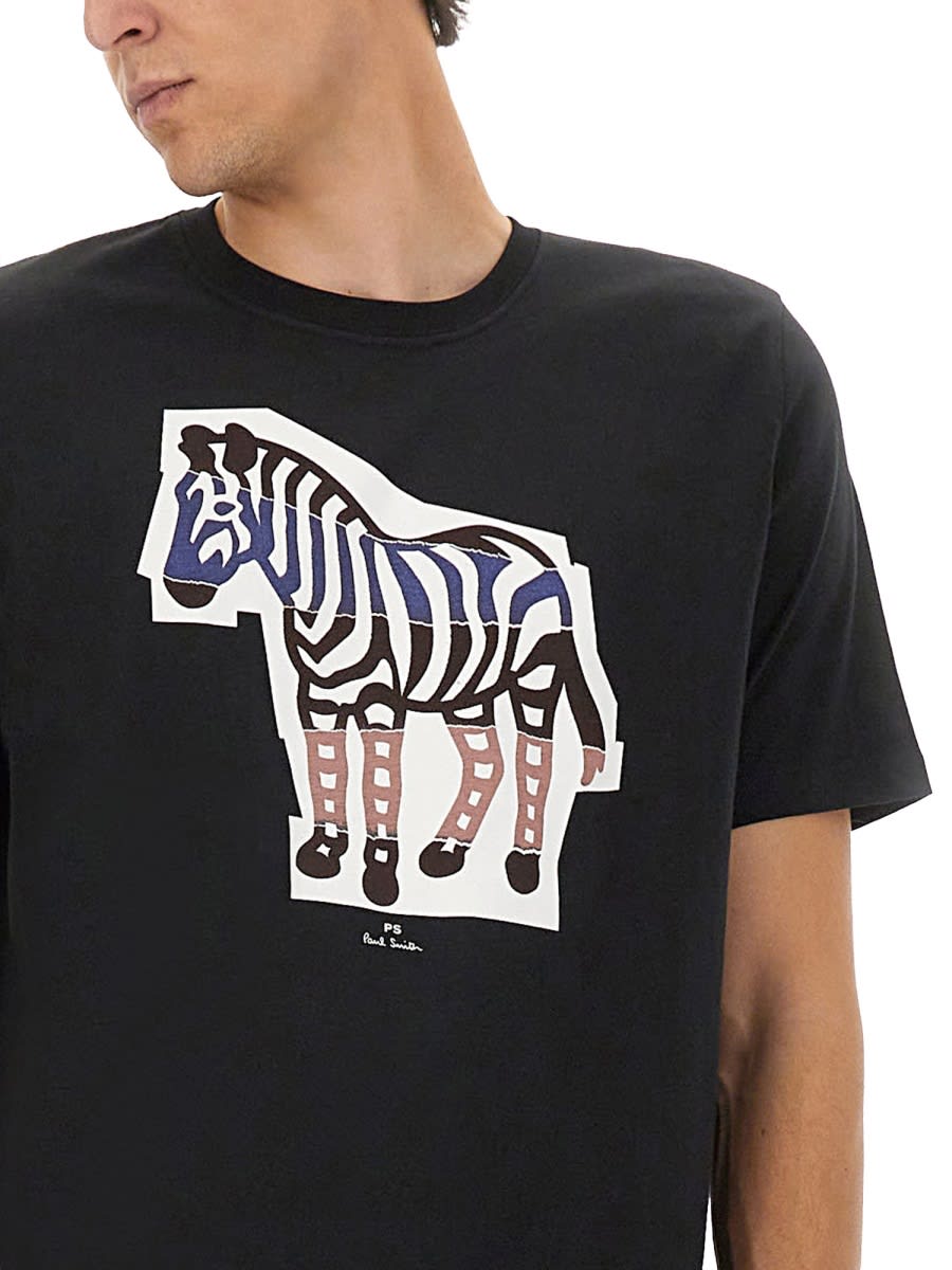 Ps By Paul Smith Ps Paul Smith Regular Fit T-shirt In Black