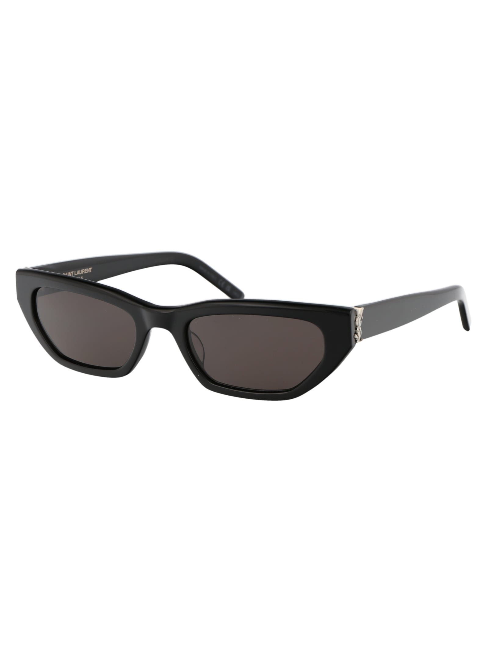 Saint Laurent - SL 556 Acetate Sunglasses - Black - 01