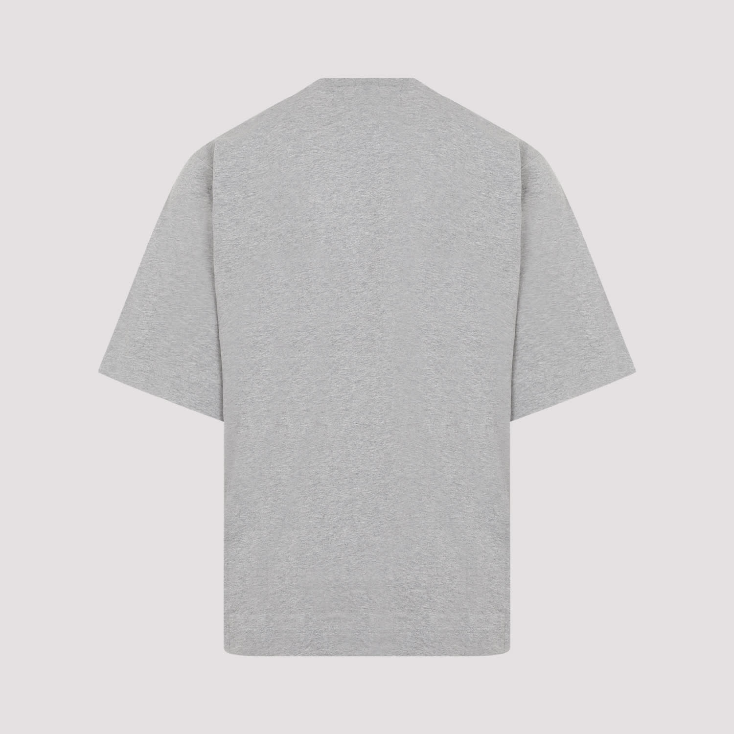 Shop Givenchy Short Sleeves T-shirt In Light Grey Melange