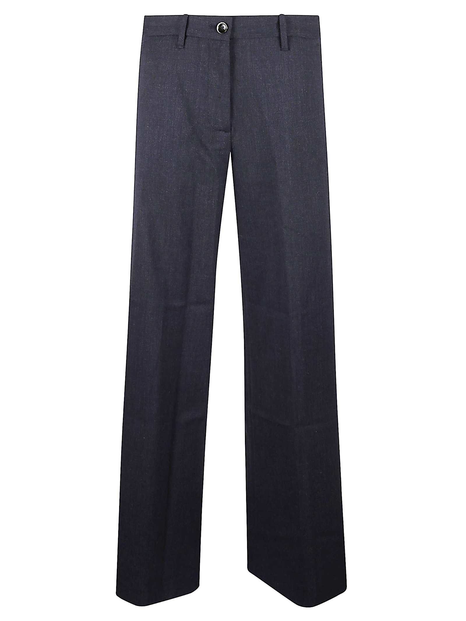 Nine In The Morning Palazzo Leg Pants Nadia In Blue