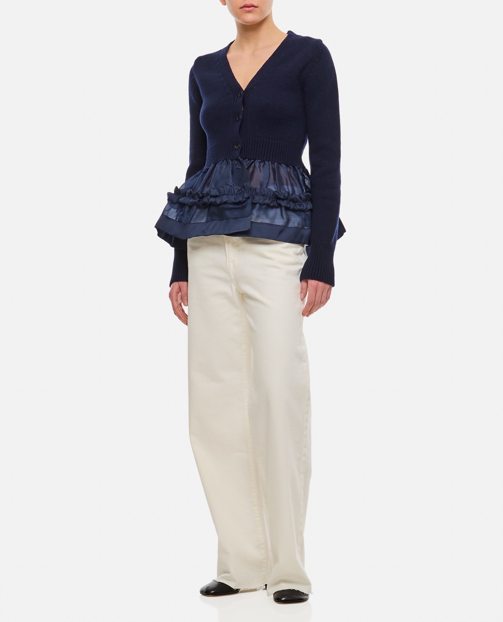 CECILIE BAHNSEN VISION RECYCLED CASHMERE CARDIGAN