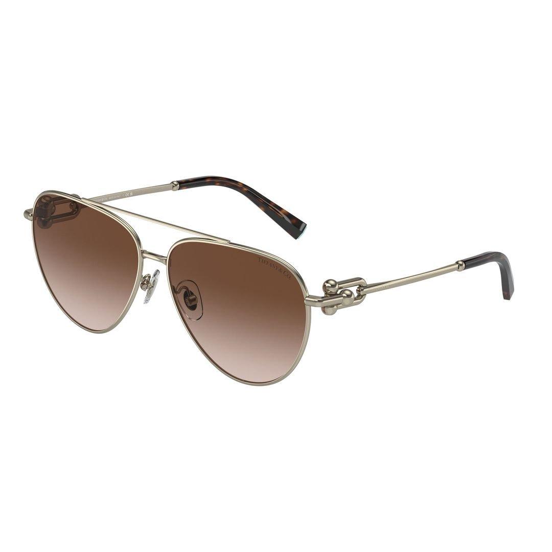 Shop Tiffany &amp; Co. Aviator Frame Sunglasses In 60213b