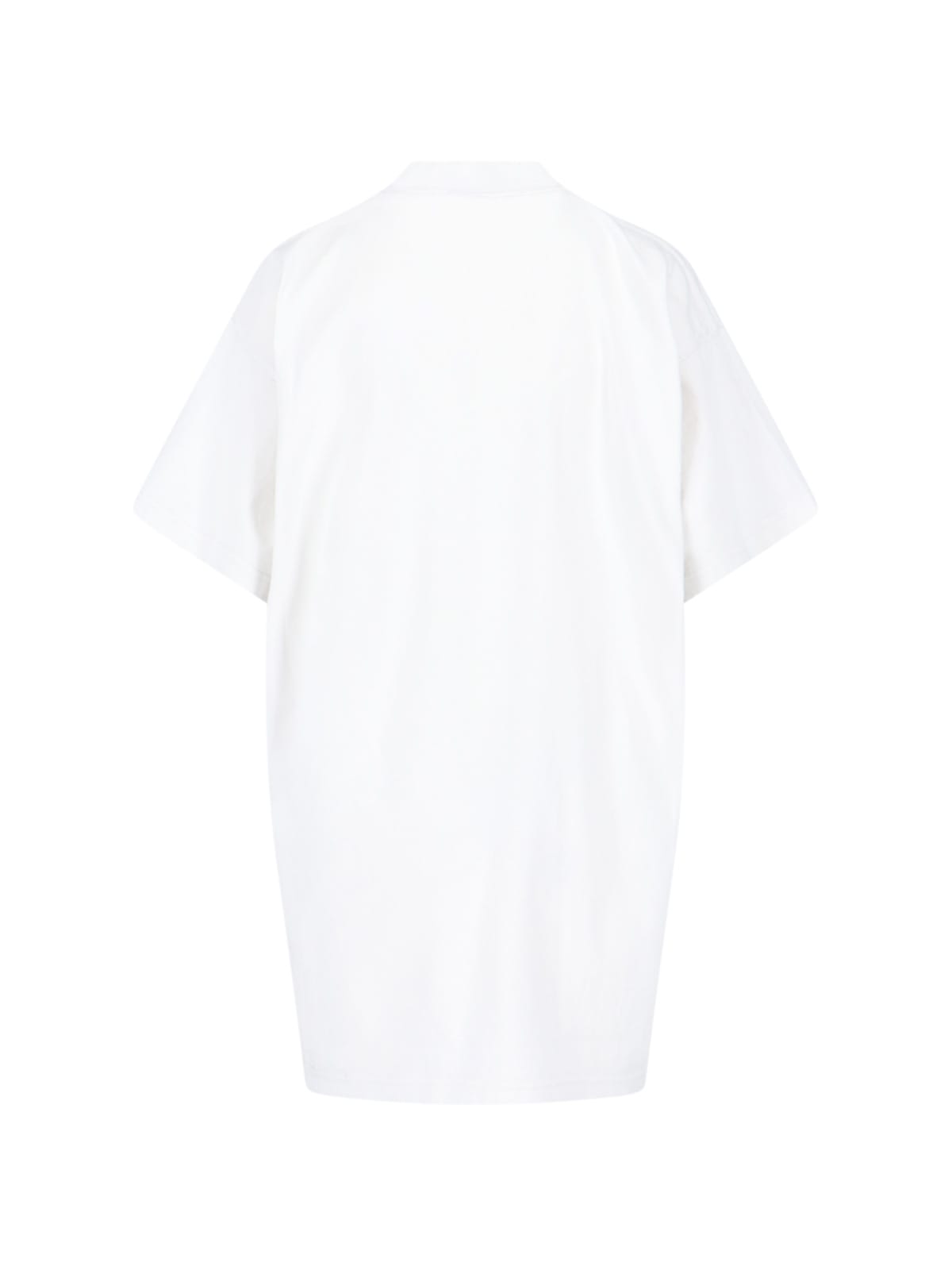 Shop Balenciaga Not Been Done Oversize T-shirt In Dirty White