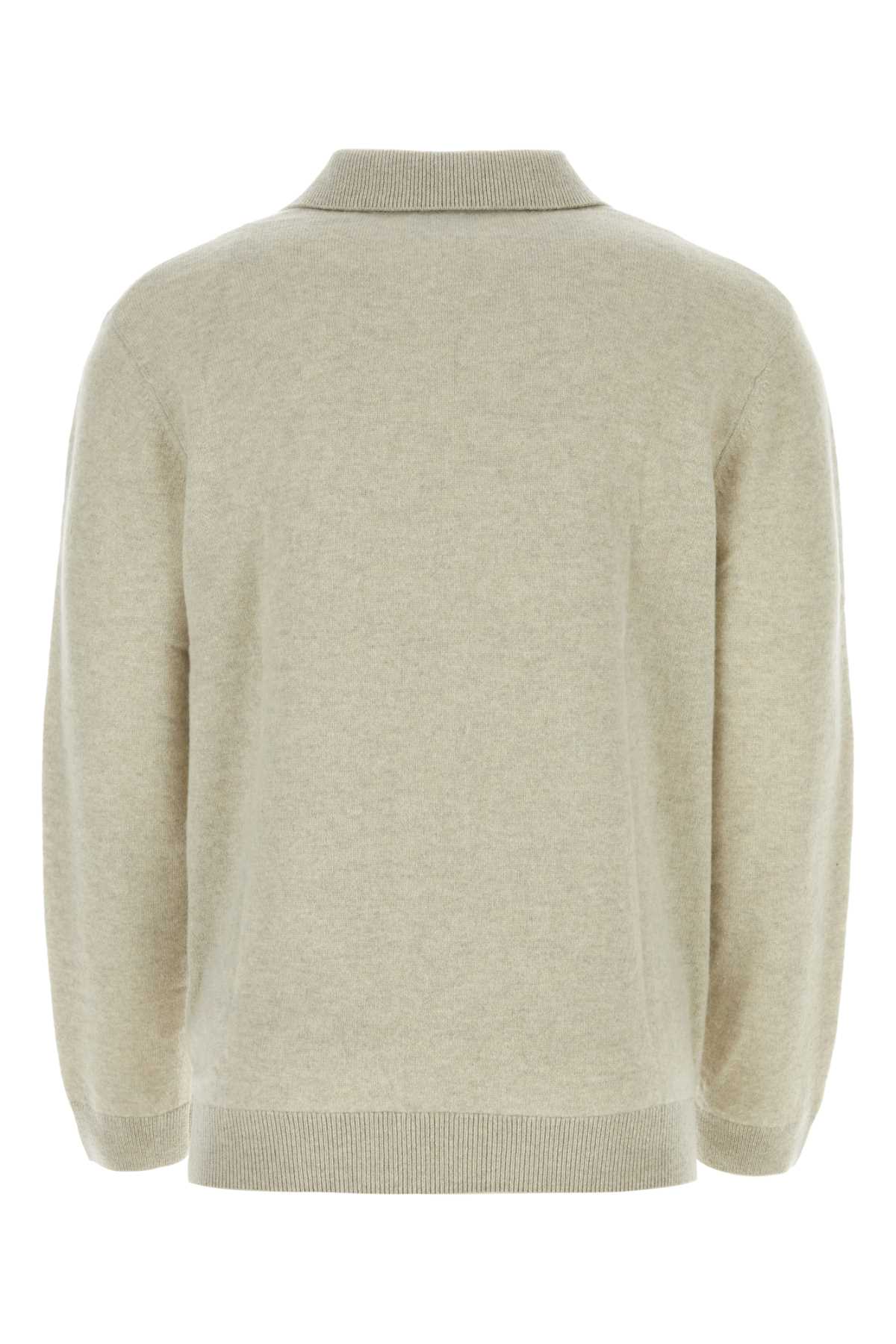 Shop Le Kasha Sand Cashmere Sweater In Pebble