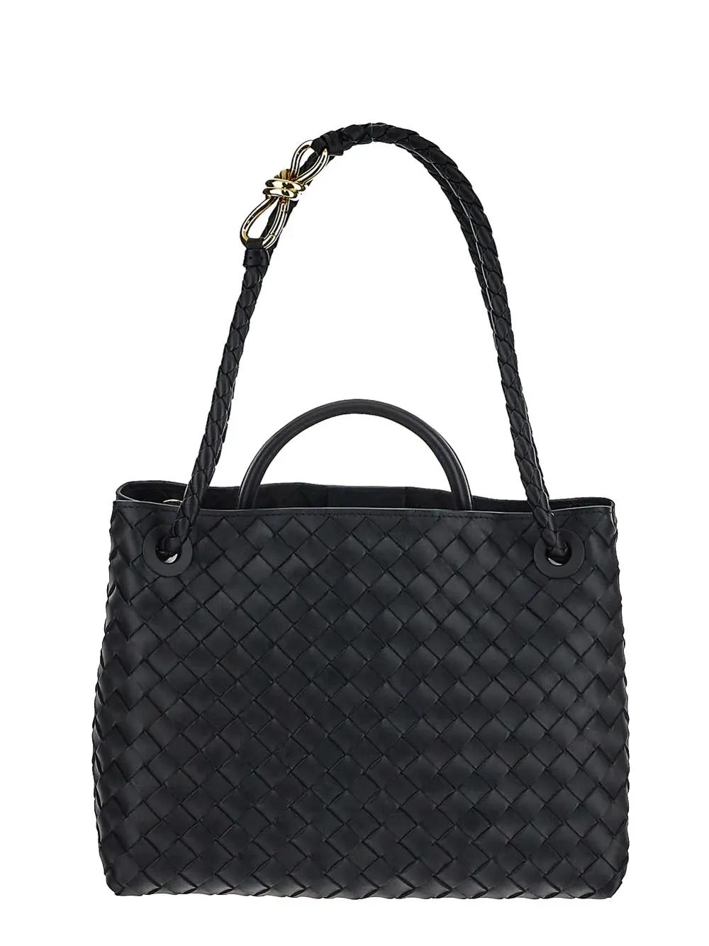 Shop Bottega Veneta Medium Andiamo Bag In Nero