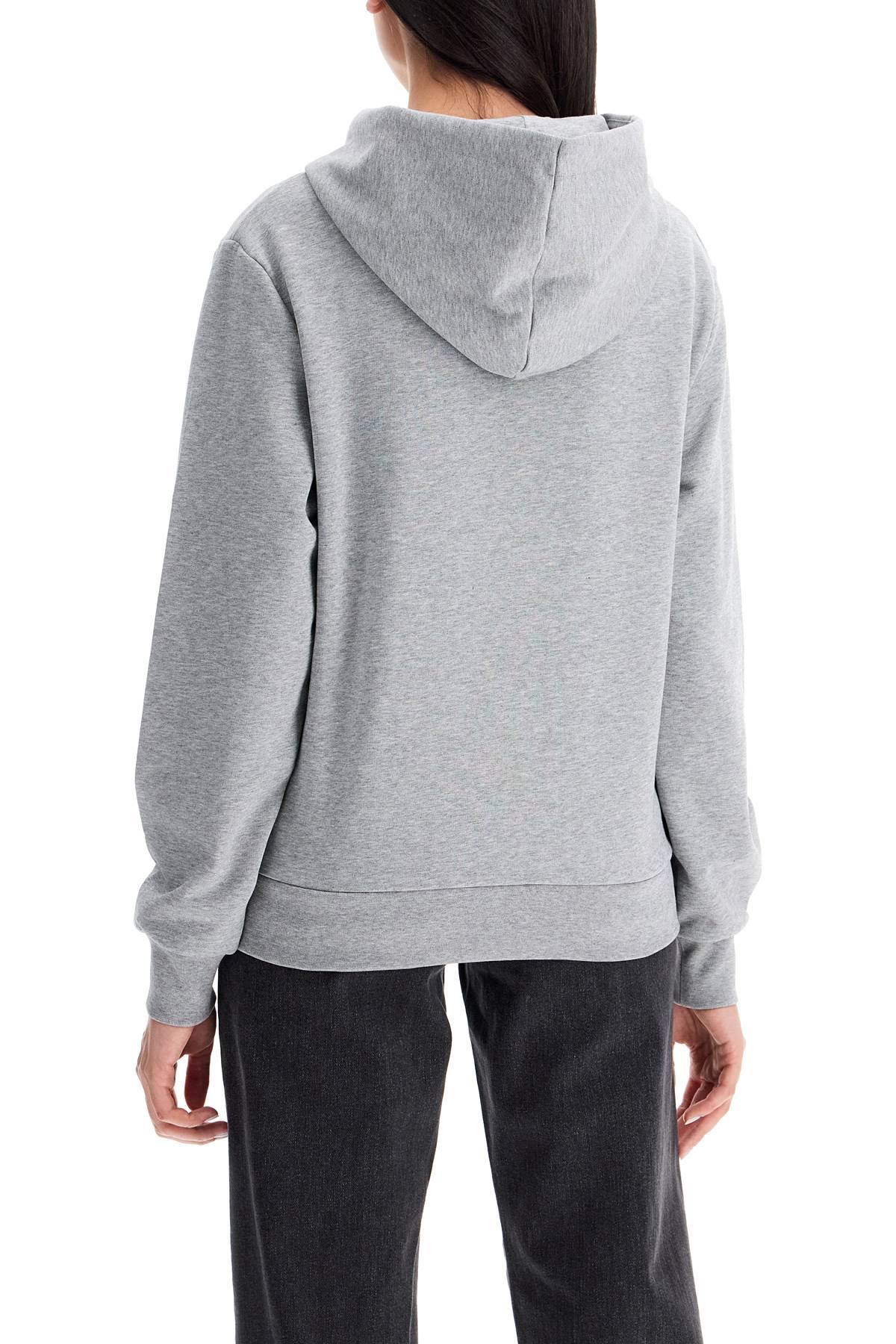 Shop Apc Grand Vpc Hoodie In Gris Chine/dark Navy (grey)