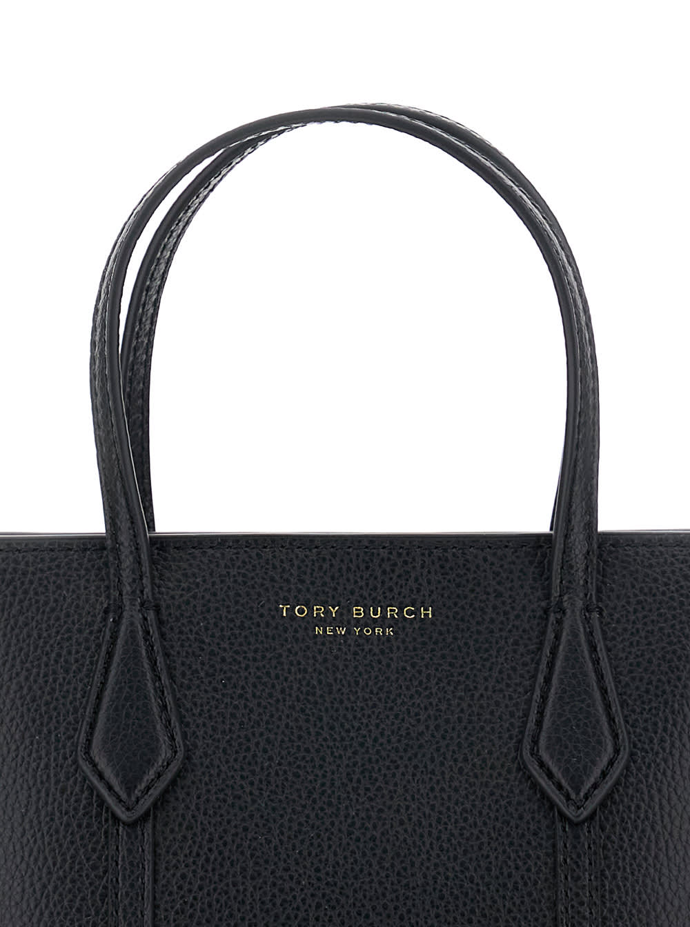 Tory Burch Mini Perry Zip-top Cross Body Bag In Black