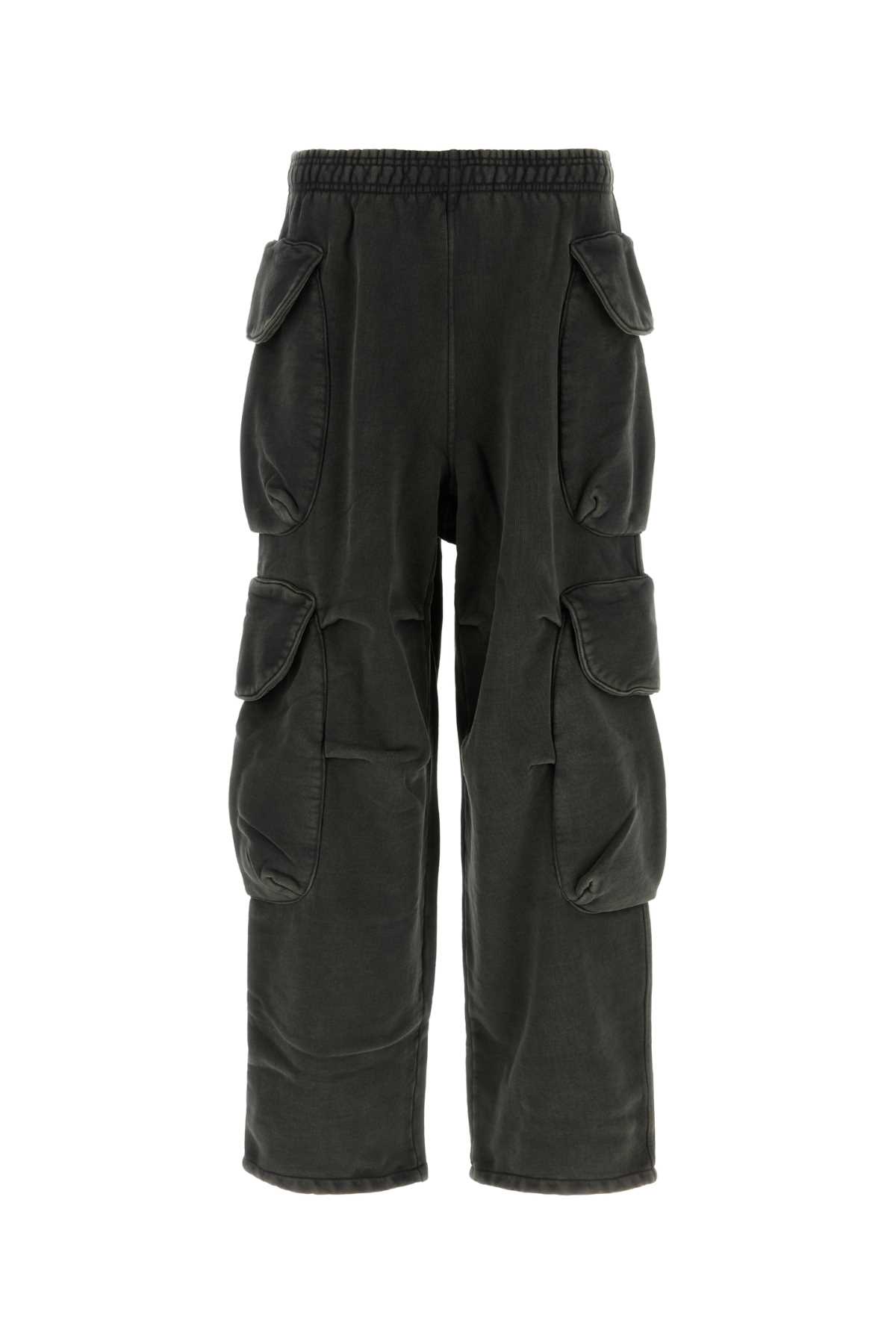 Shop Entire Studios Black Cotton Joggers In Non Definito