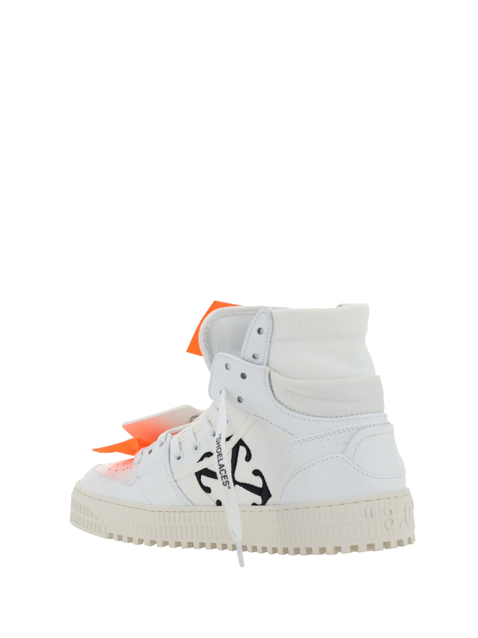 Shop Off-white 3.0 Off Court Sneakers In White Orange