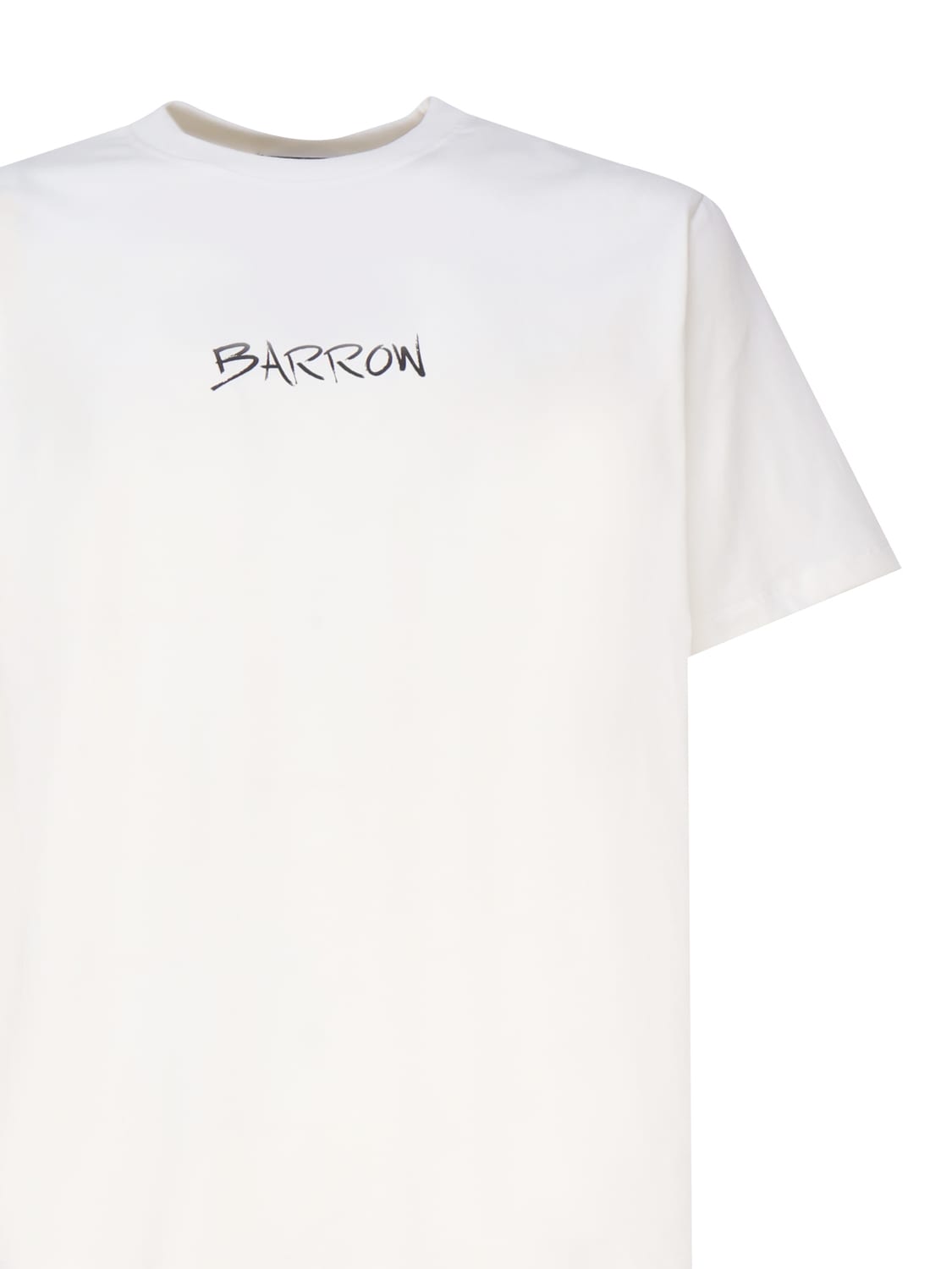 Shop Barrow T-shirt With Logo And Print On The Back In White