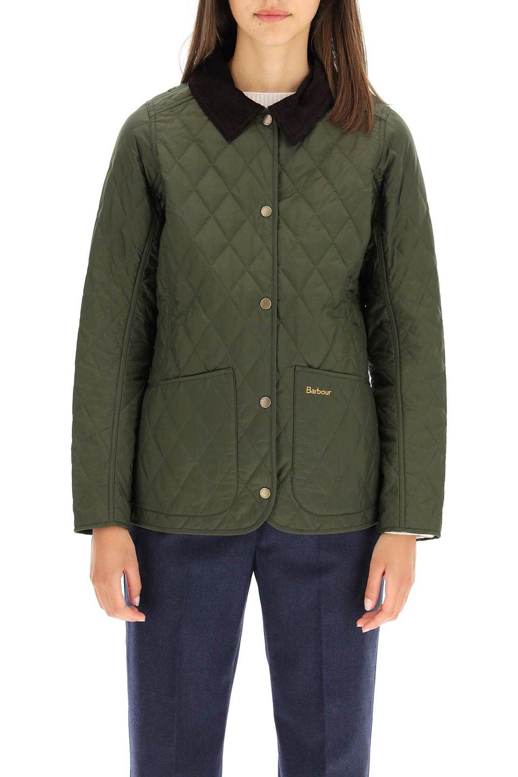 Shop Barbour Annandale Quilted Jacket In Olive