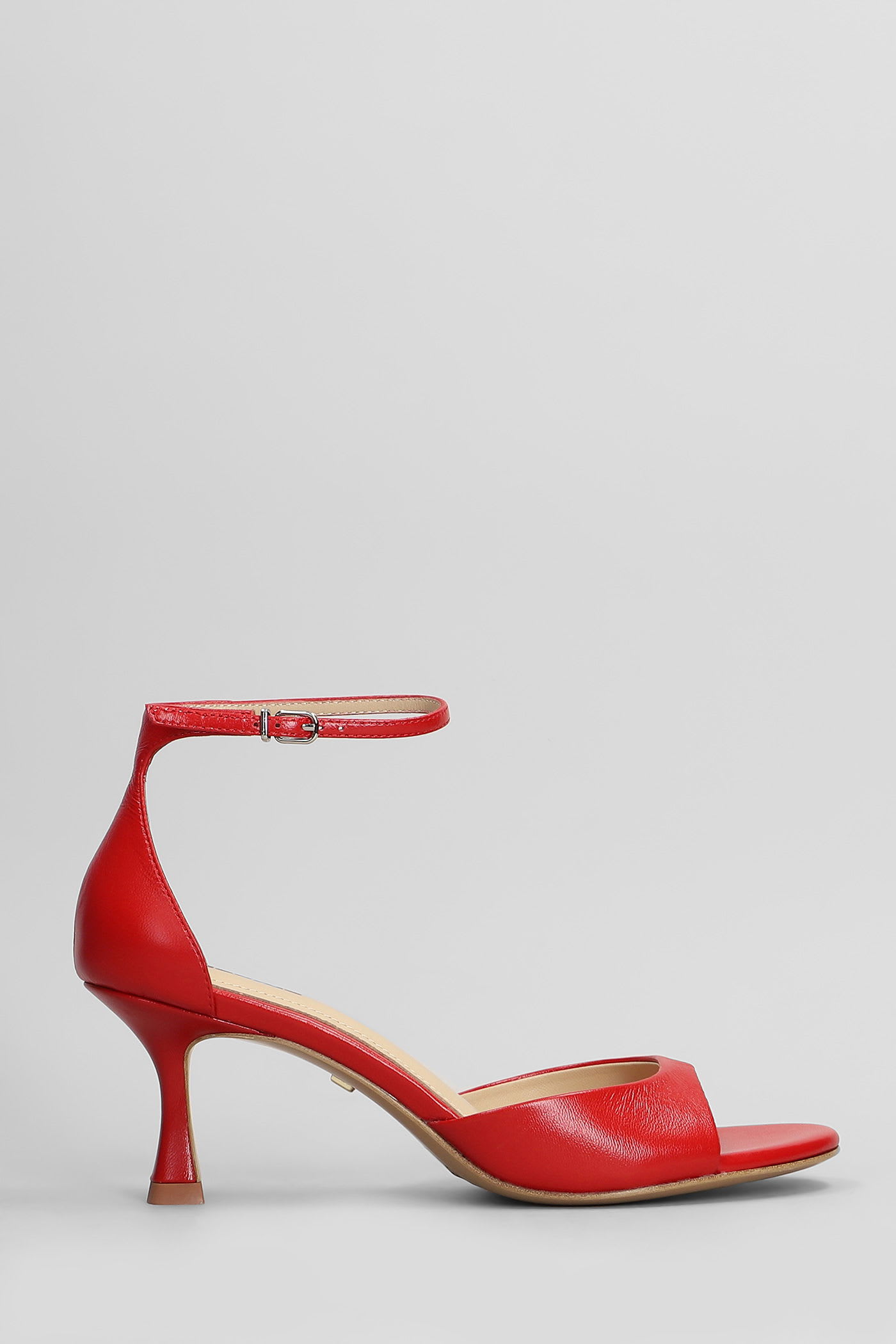 Petrina Sandals In Red Leather