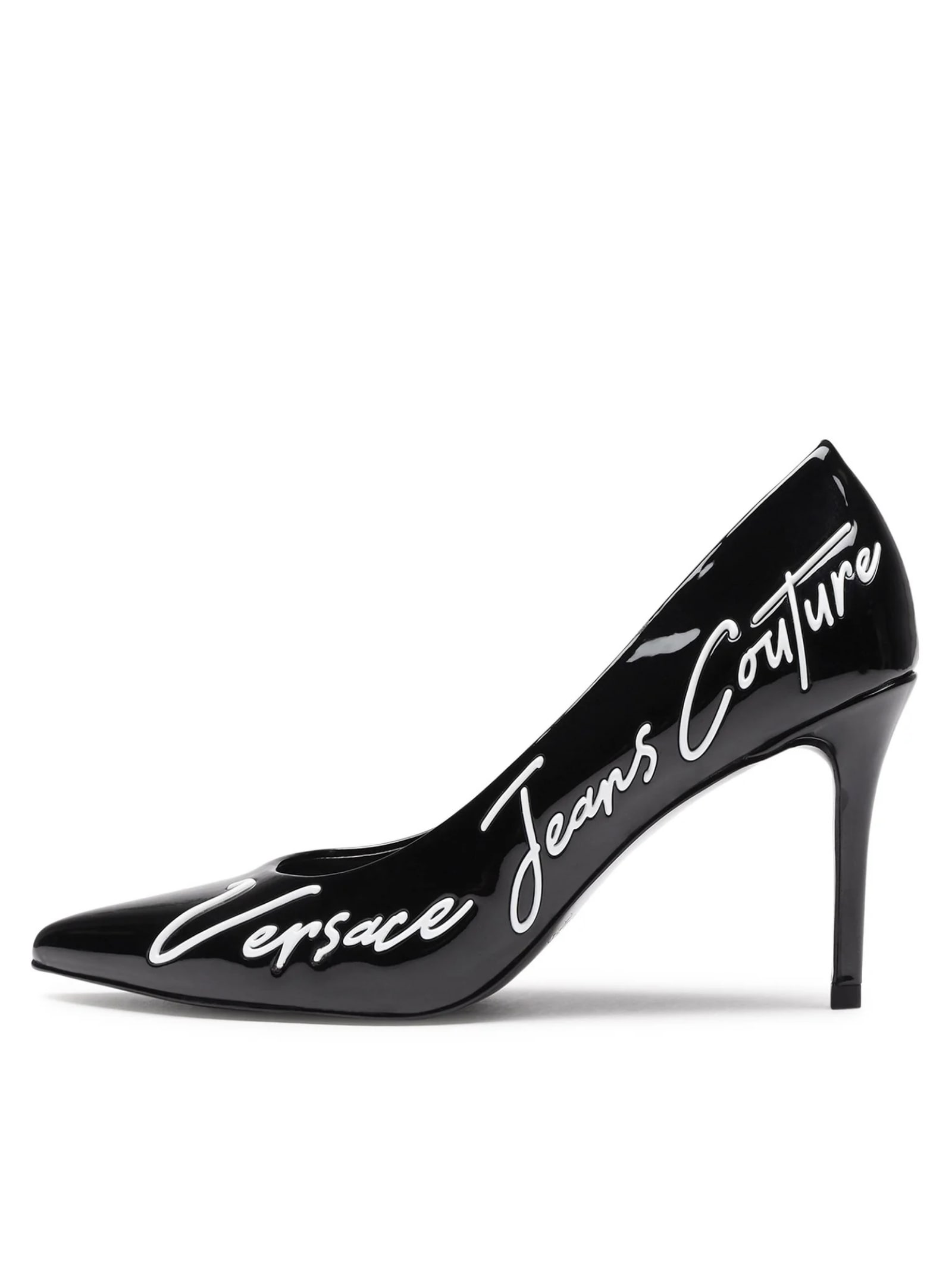 Versace Jeans Couture With Heel In Black