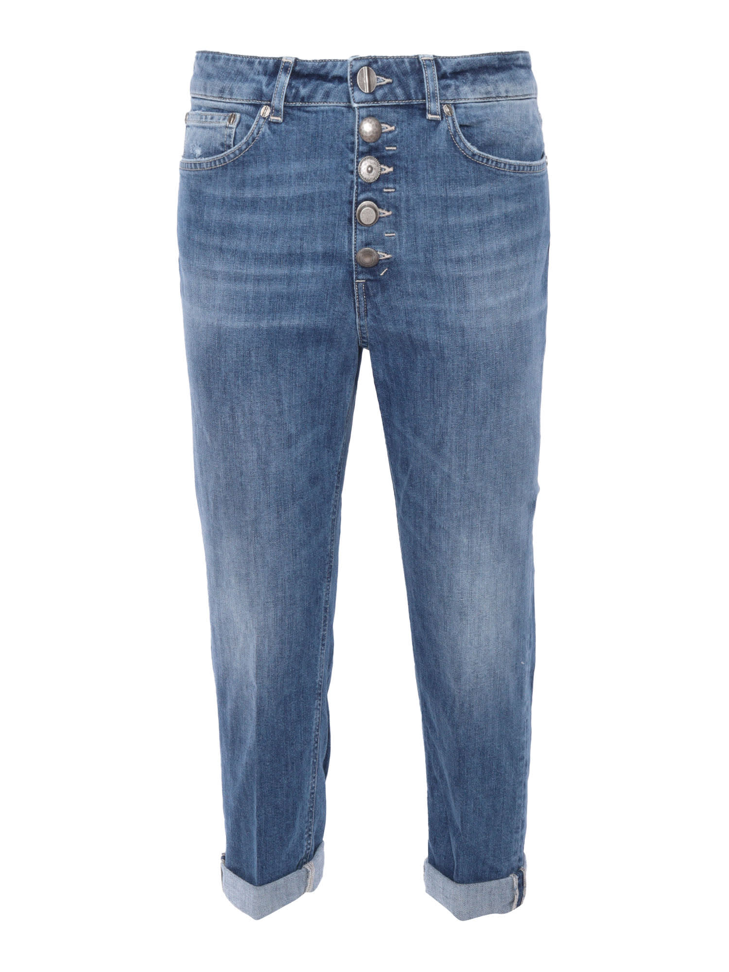 Shop Dondup Blue High-waisted Jeans