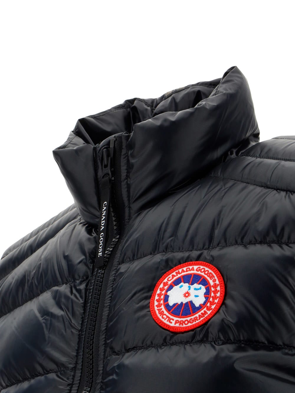 Shop Canada Goose Crofton Down Vest In Nero