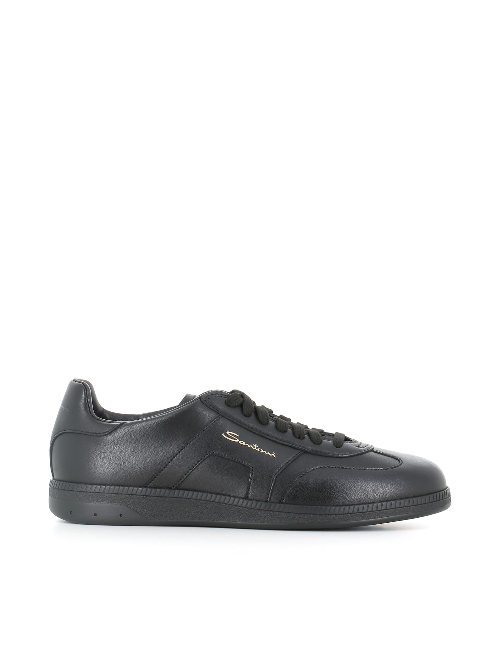 Santoni Sneaker Dbs Oly In Black