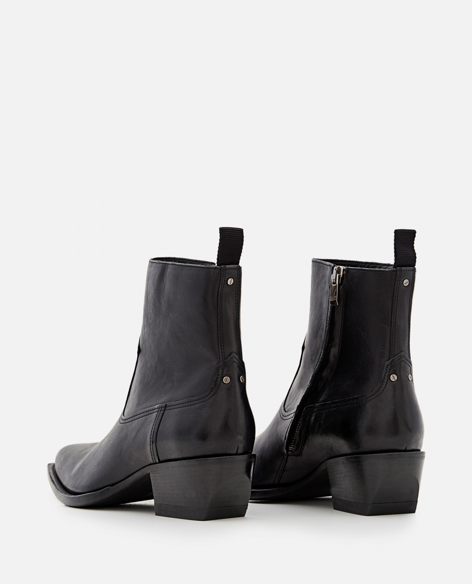 Shop Golden Goose Debbie Leather Boots In Black