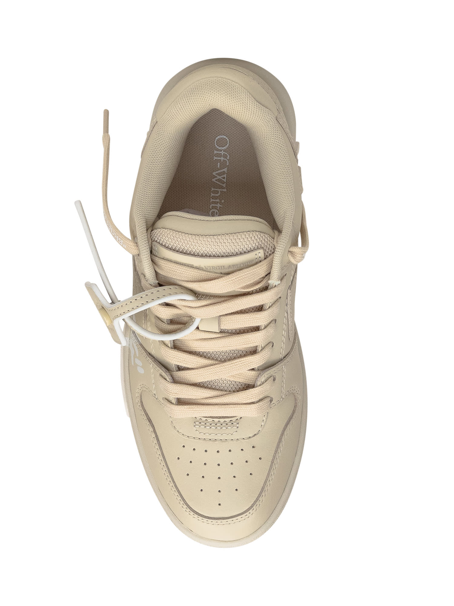 Shop Off-white Out Of Office Sneaker In Beige-white