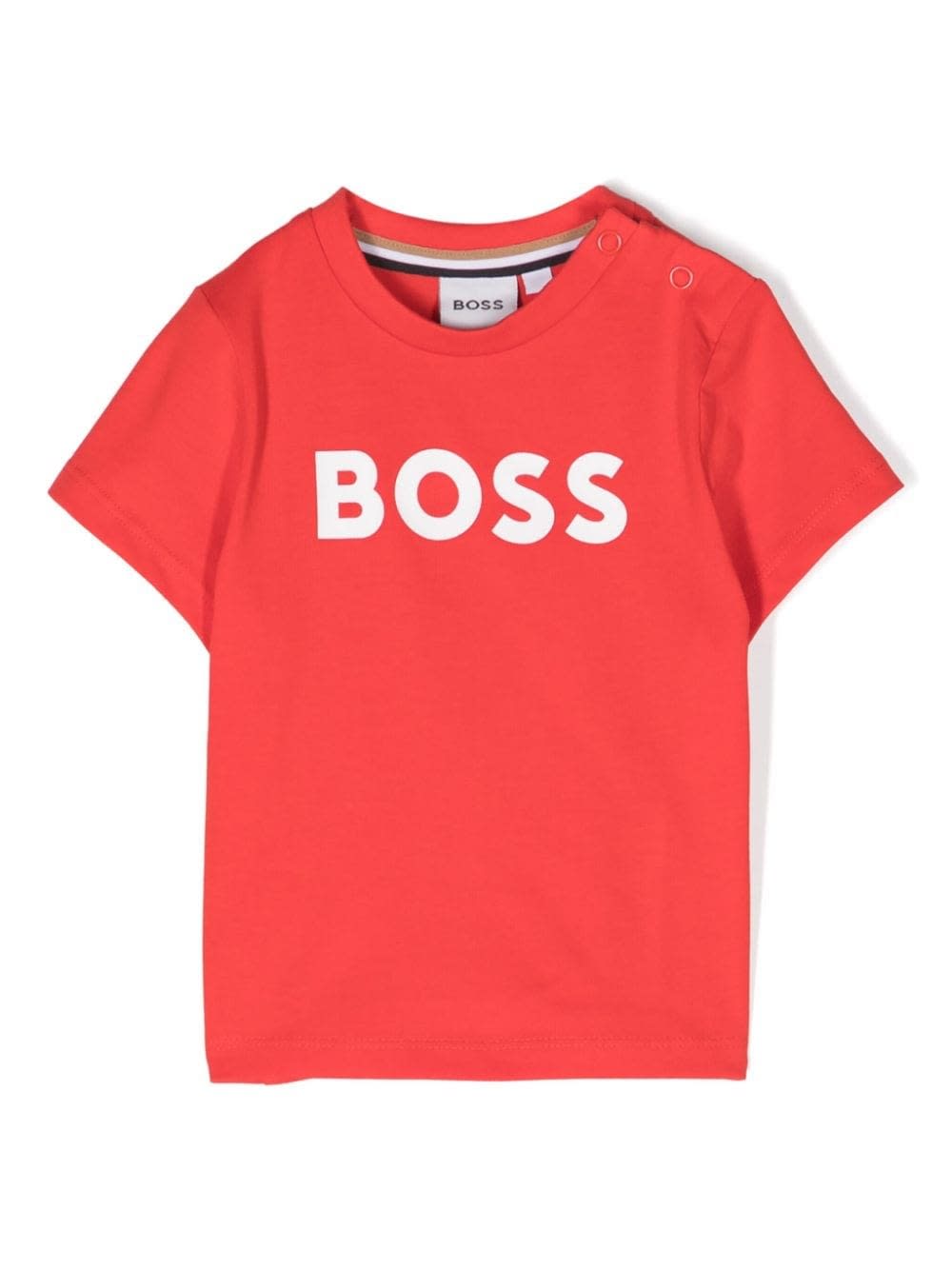Shop Hugo Boss T-shirt With Print In Red