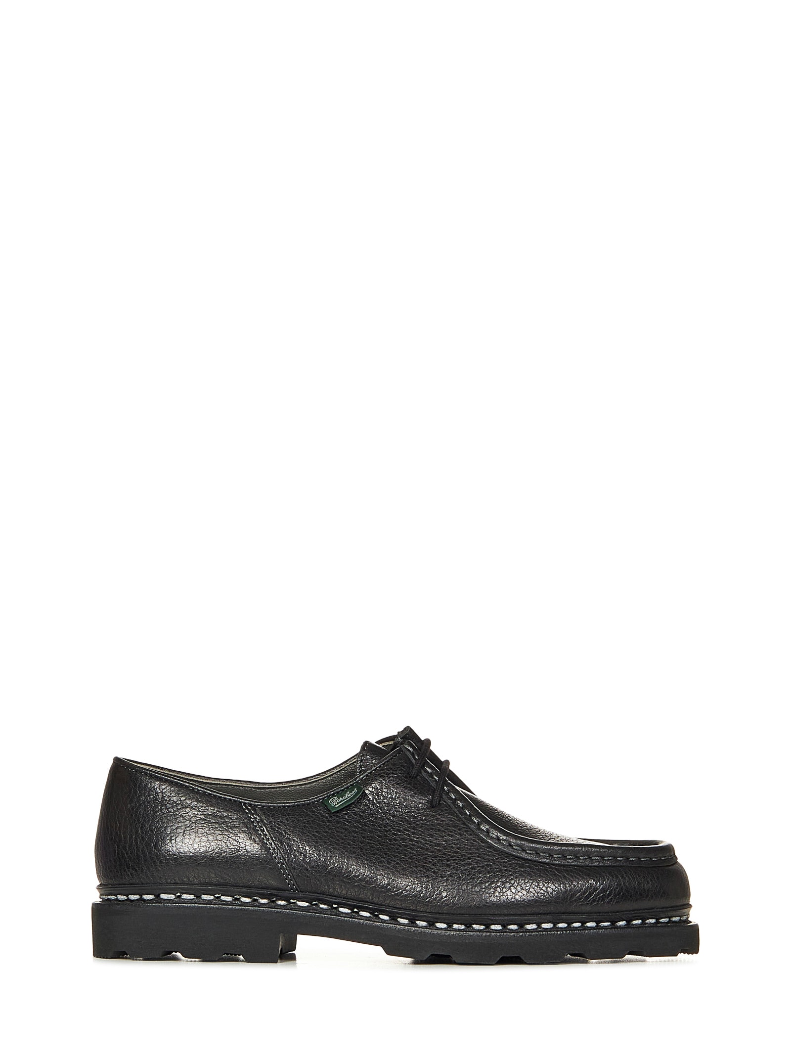 Shop Paraboot Michael Laced Up In Black