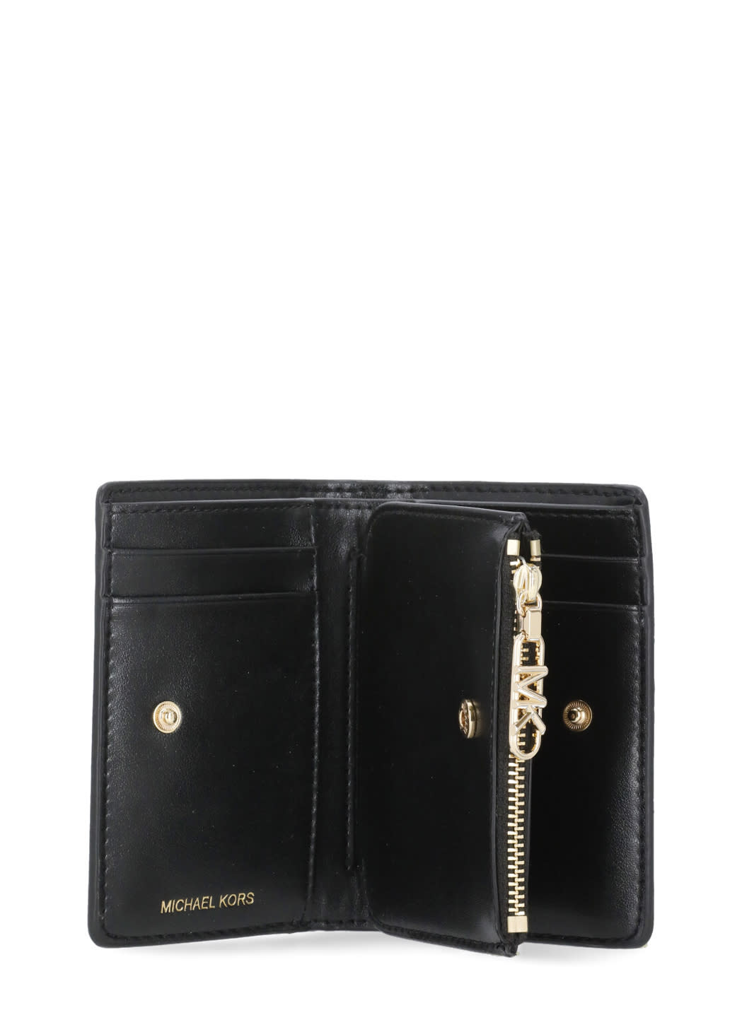 Shop Michael Michael Kors Empire Wallet In Black